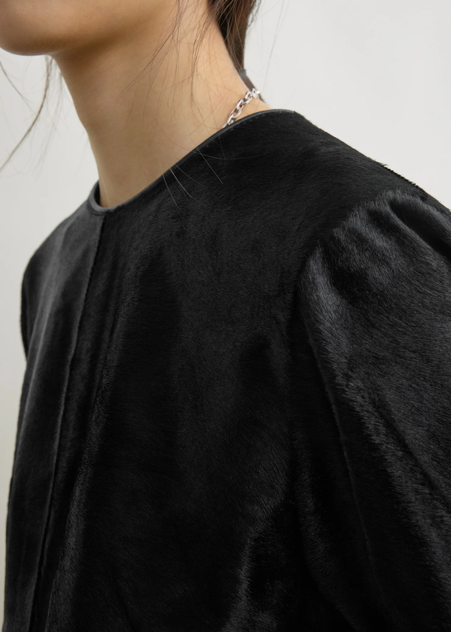 Leather dress black - Image 5