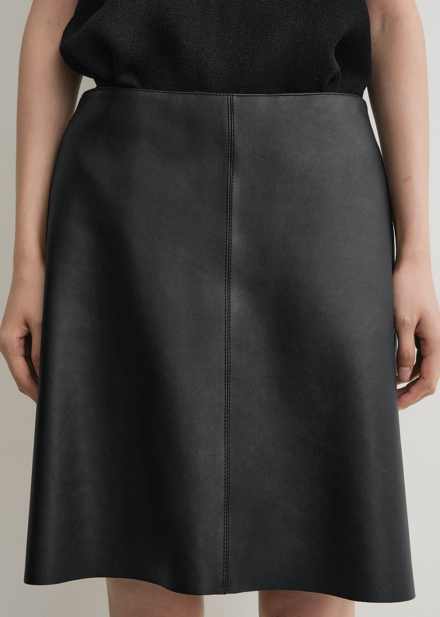 Leather skirt black - Image 4
