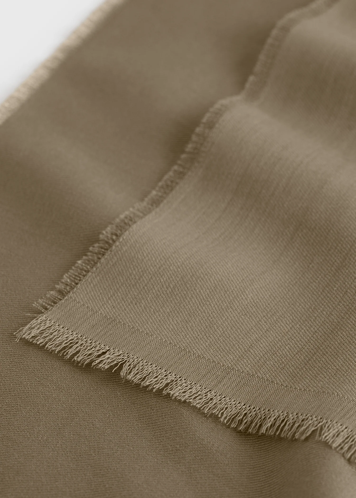 Light wool scarf hazel - Image 4