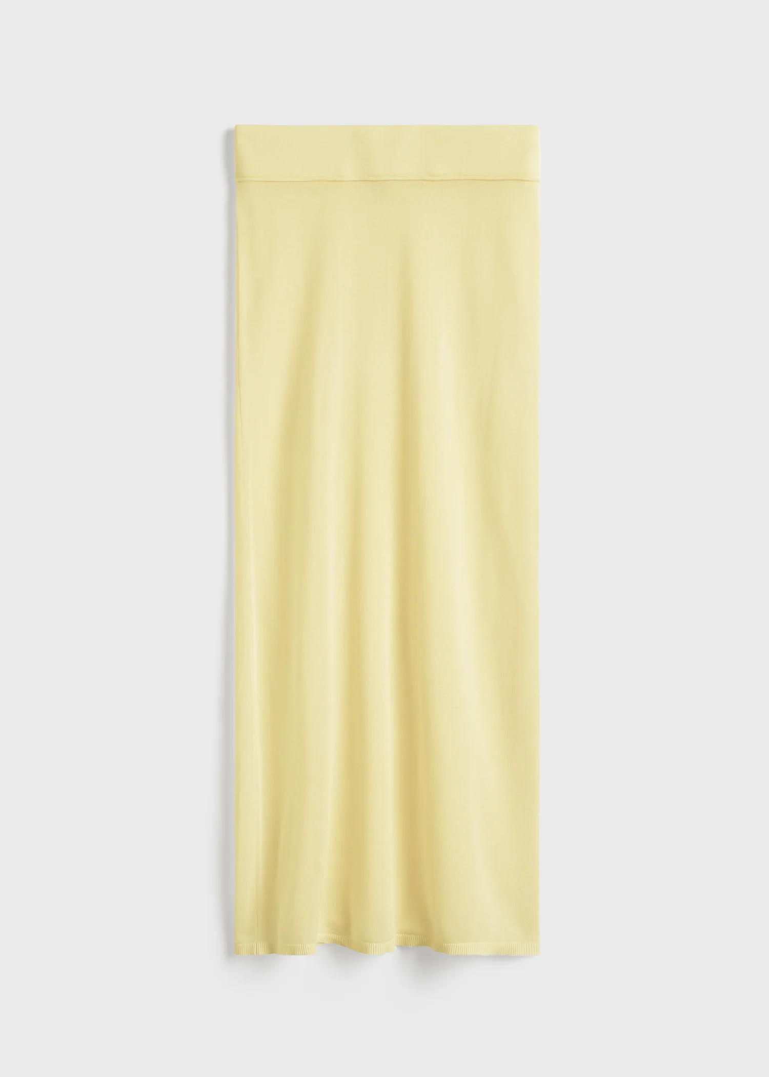Long knit skirt straw - Image 5