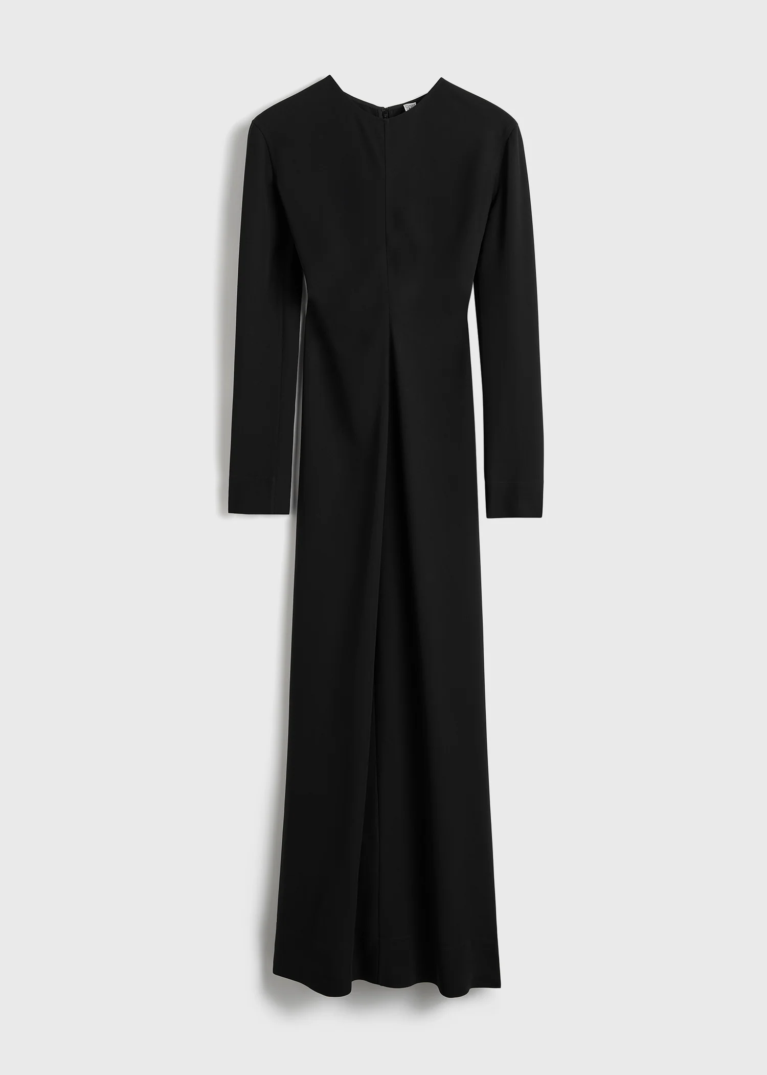 Long-sleeve slouch waist dress black petite - Image 5
