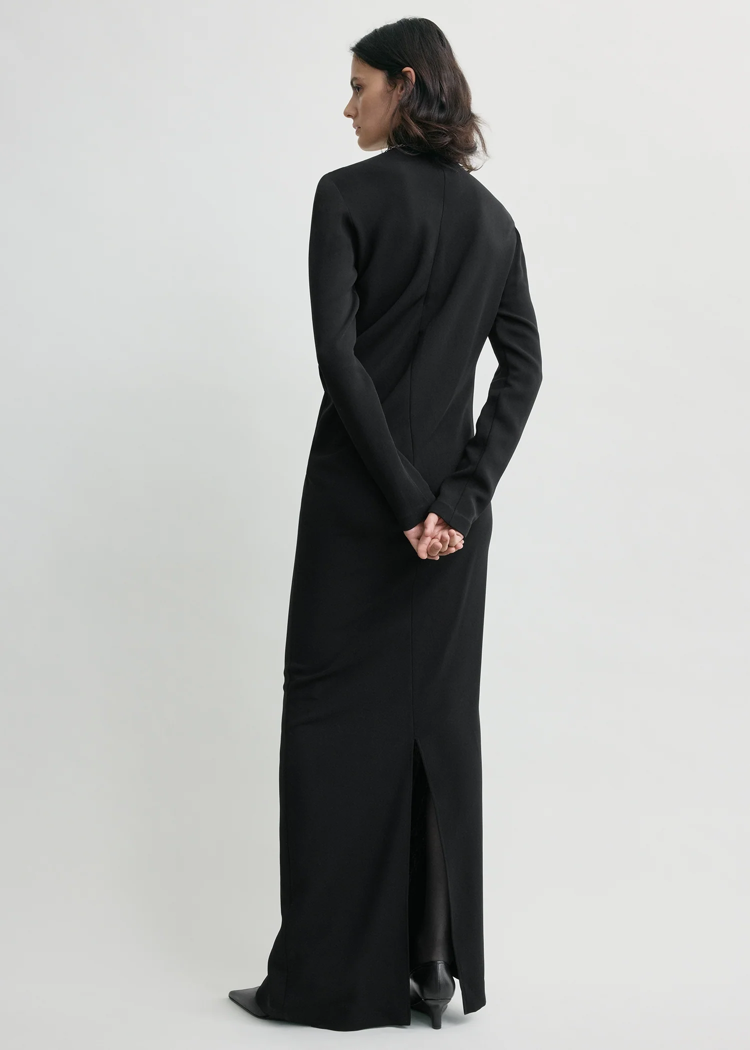 Long twist dress black - Image 3