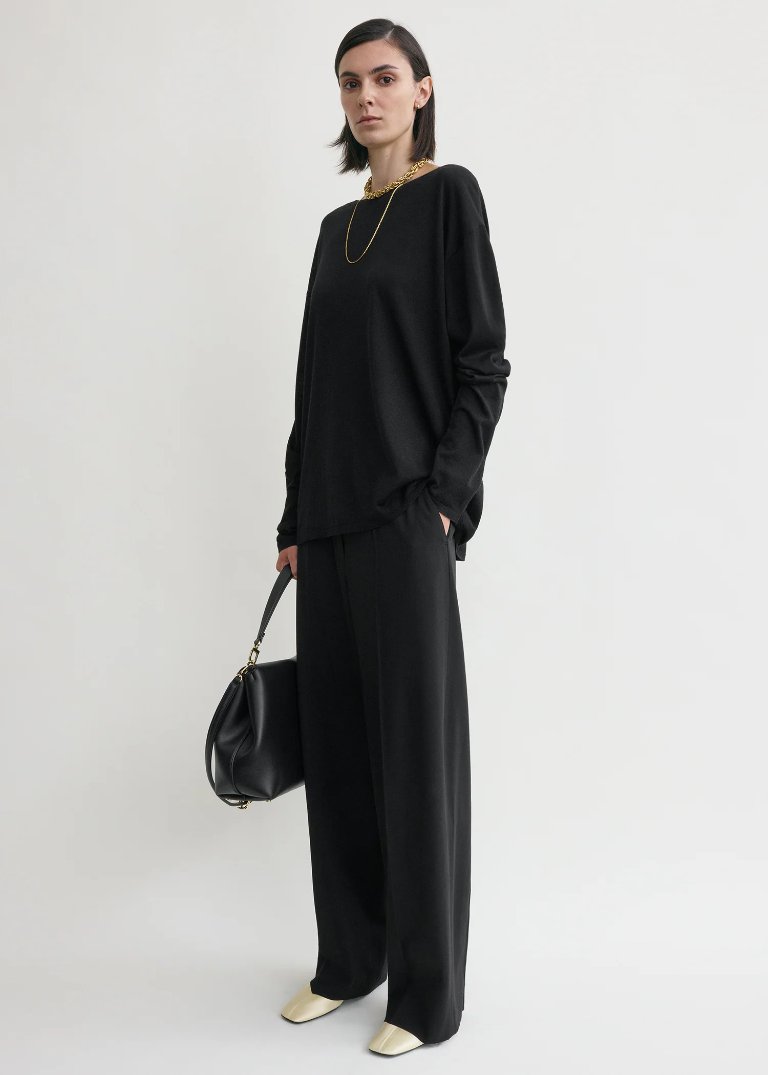 Longline knit black - Image 2