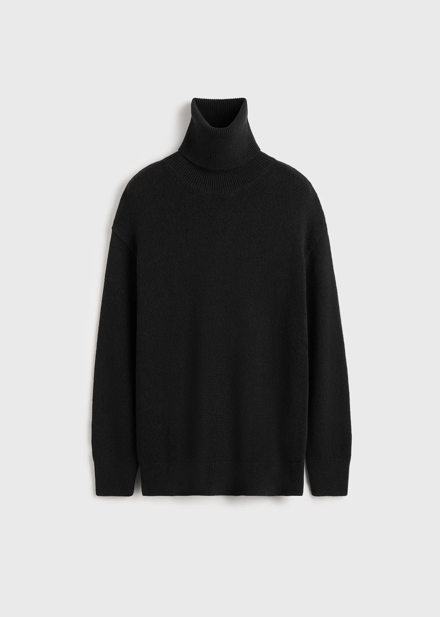 Longline turtleneck black - Image 5