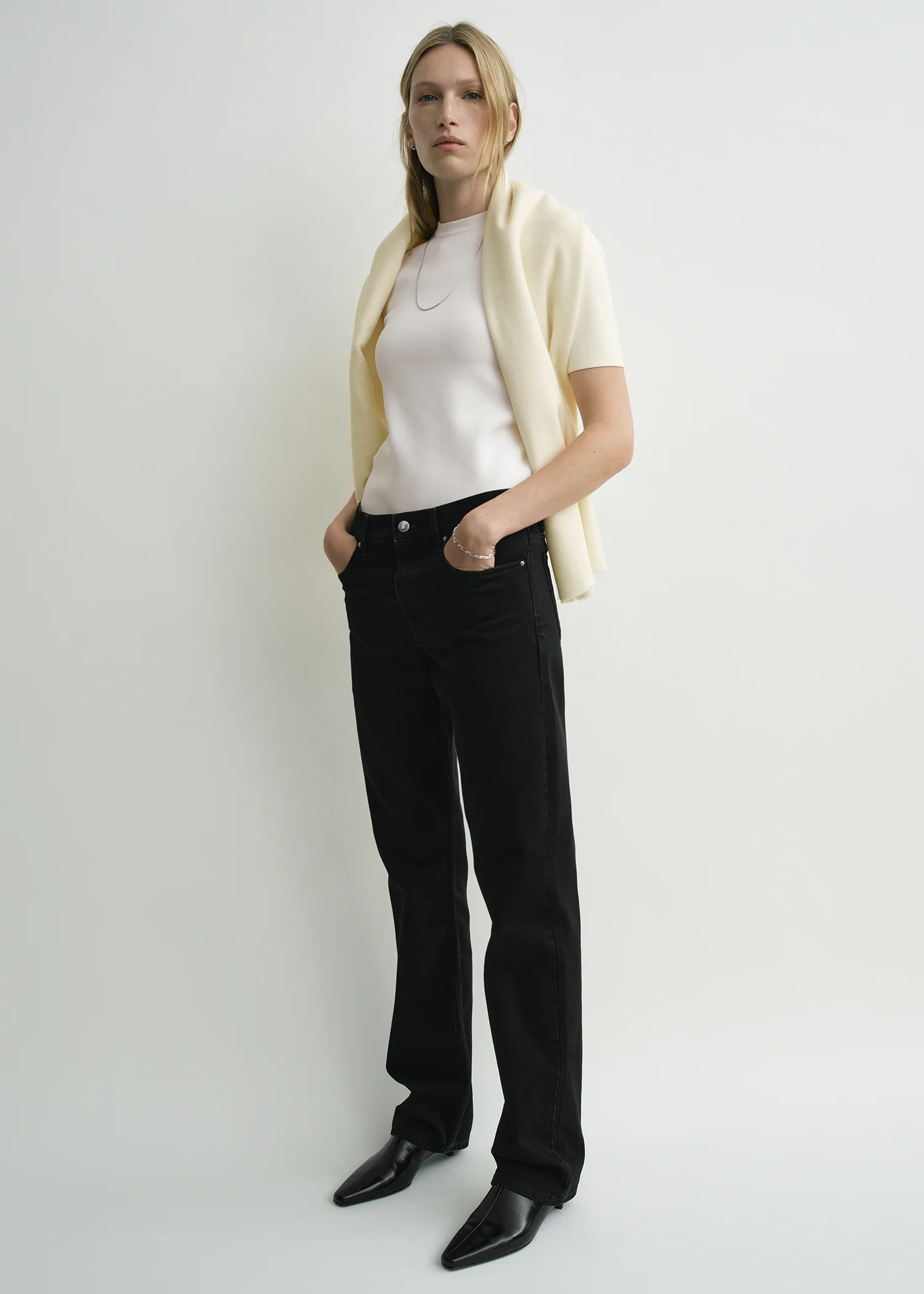 Low straight denim black - Image 2