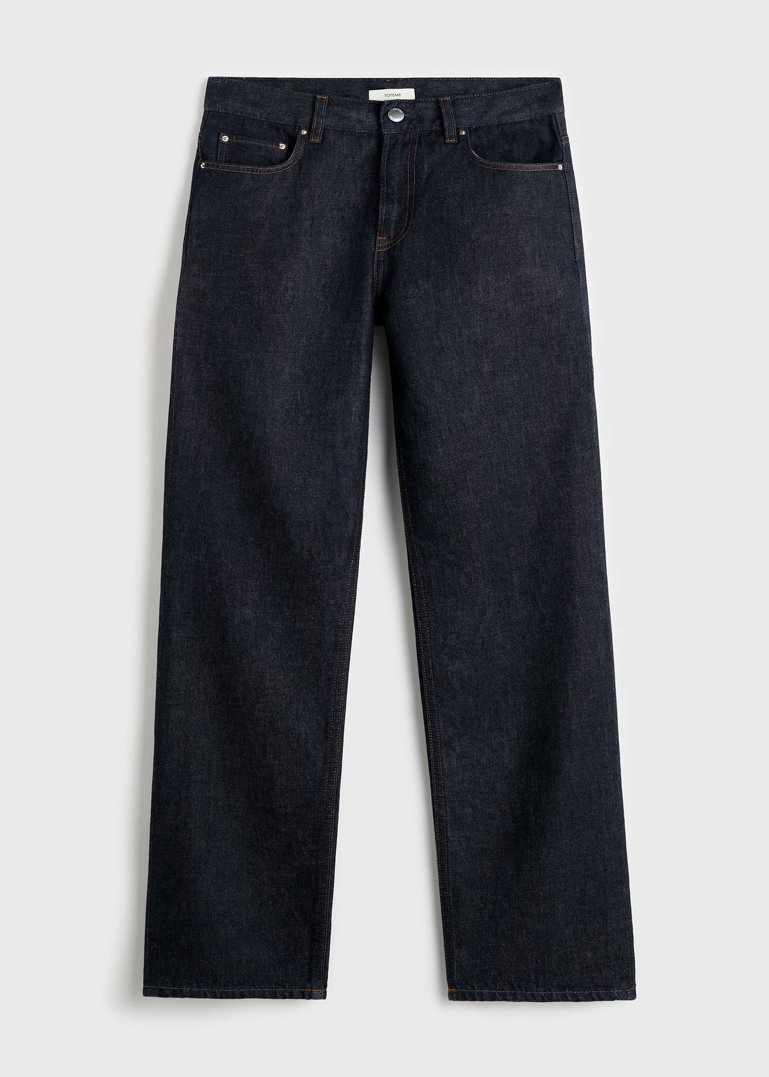 Low straight denim rinsed blue - Image 6