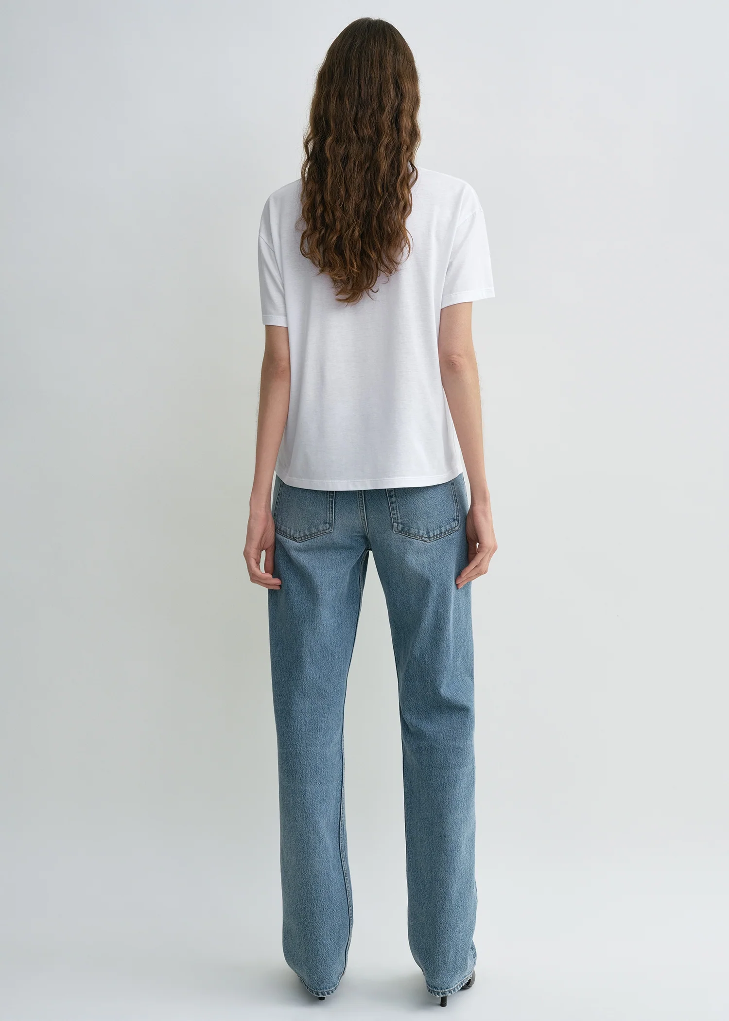 Low straight denim true vintage blue - Image 3