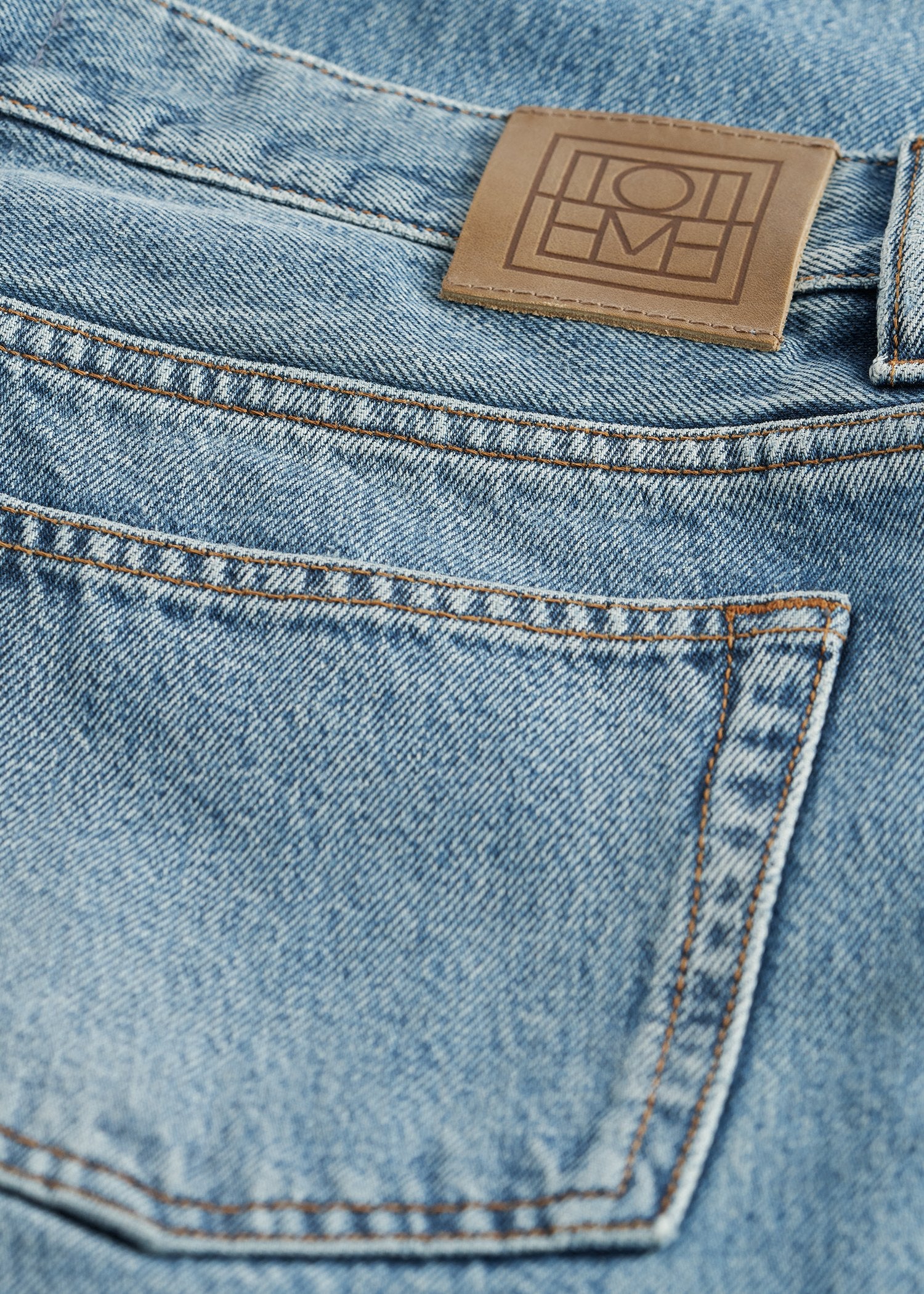 Low straight denim true vintage blue - Image 5