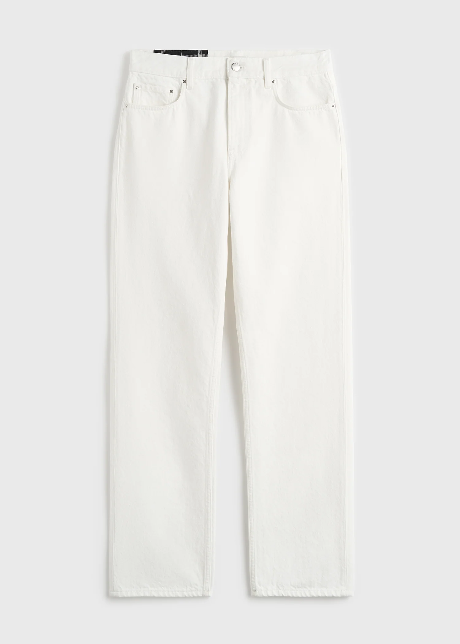 Low straight denim white - Image 6