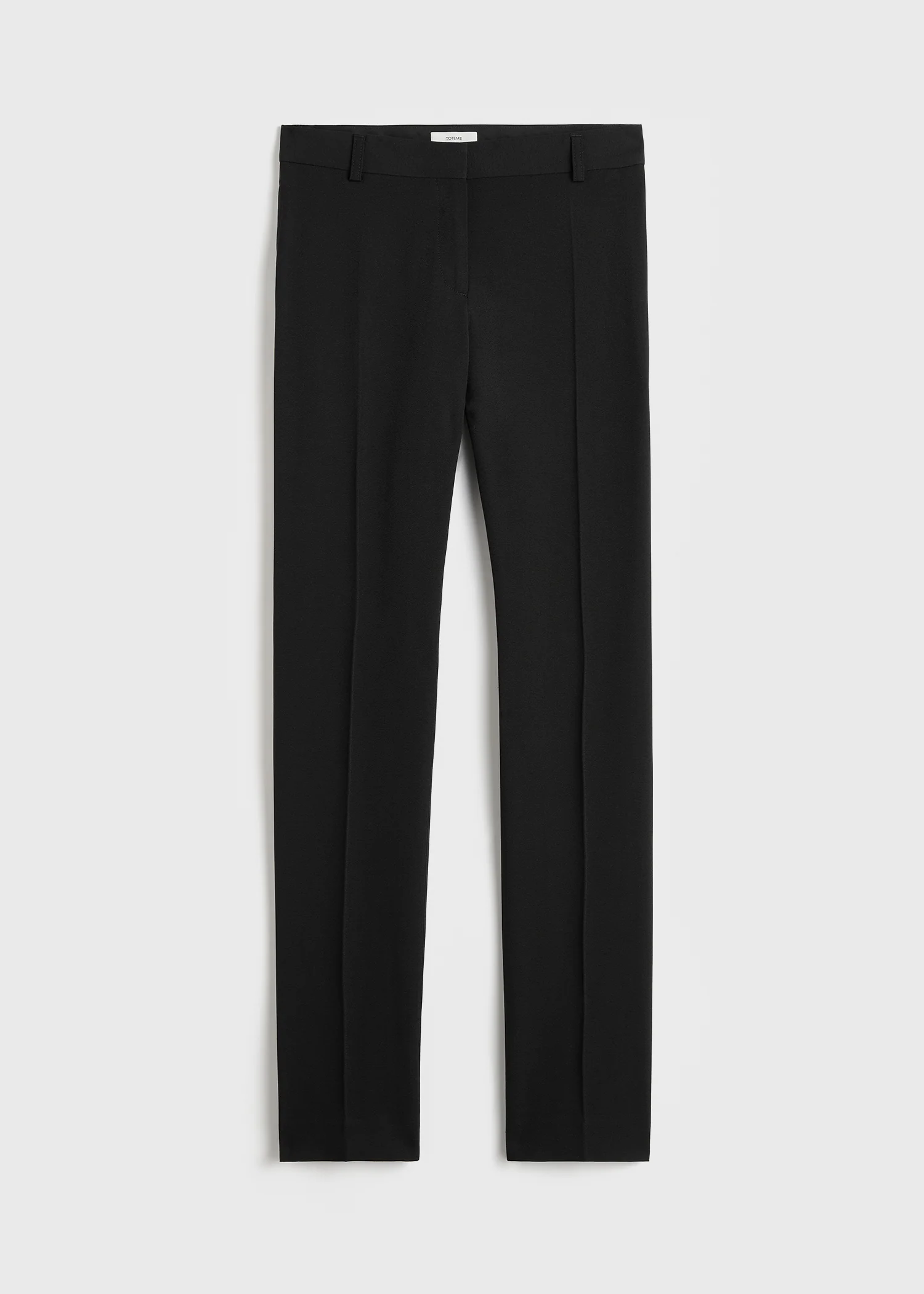 Low-waist slim evening trousers black - Image 5