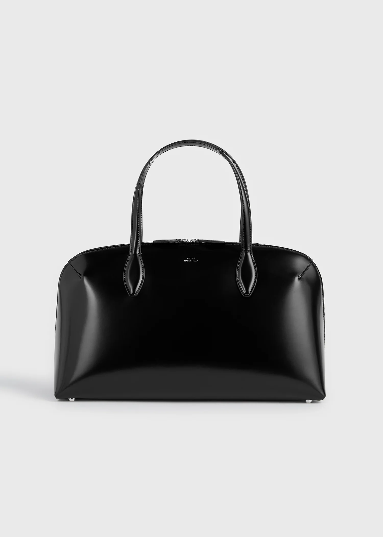 Medium box-leather day tote black - Image 8