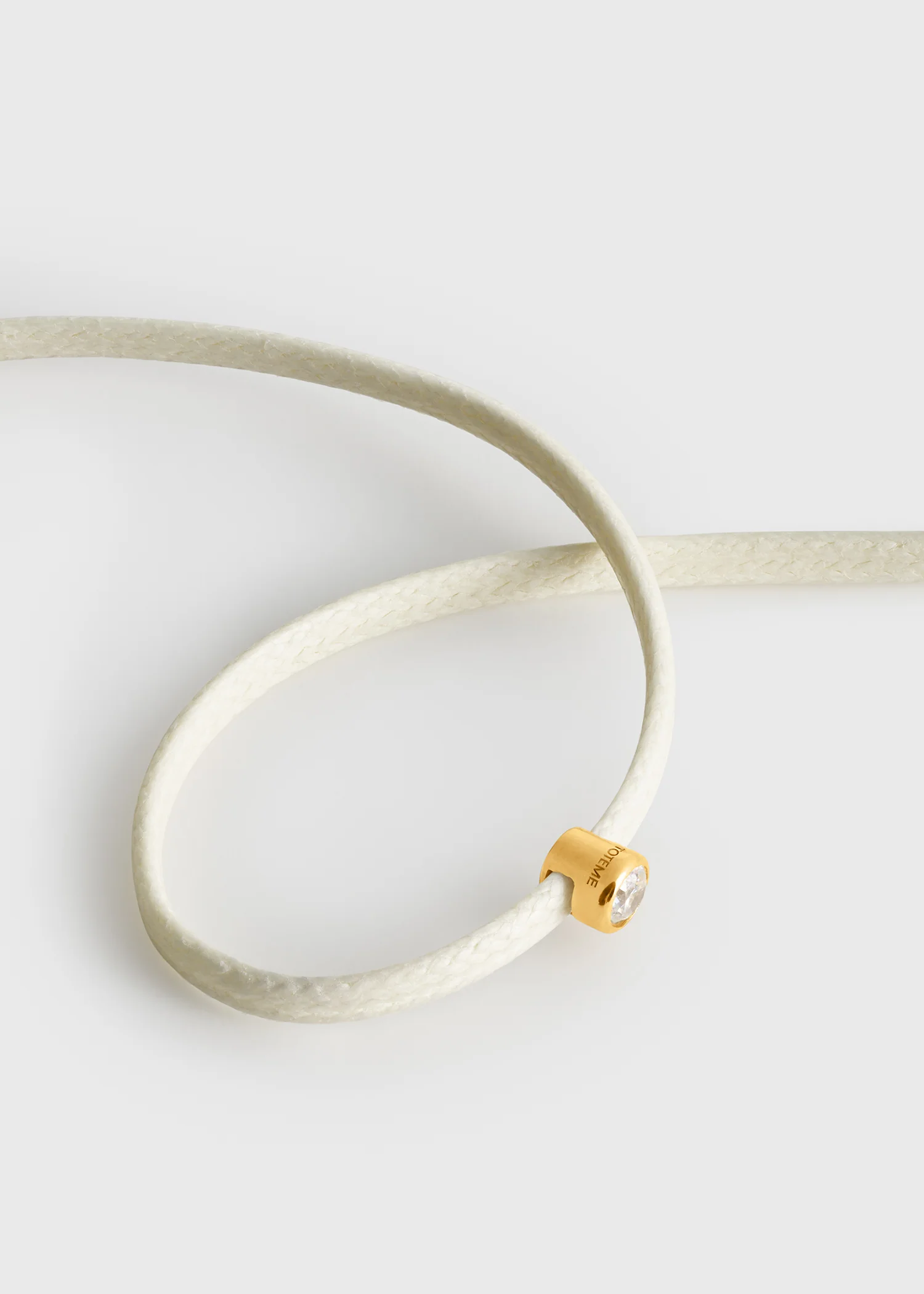 Mini diamond bracelet white/gold - Image 7