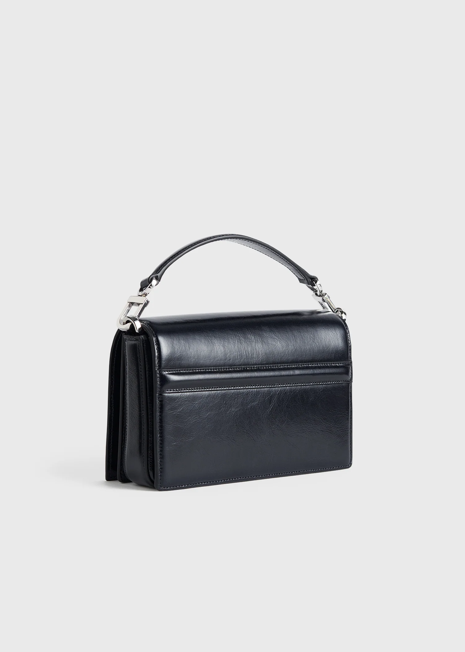 Mini T-flap naplack bag navy - Image 5