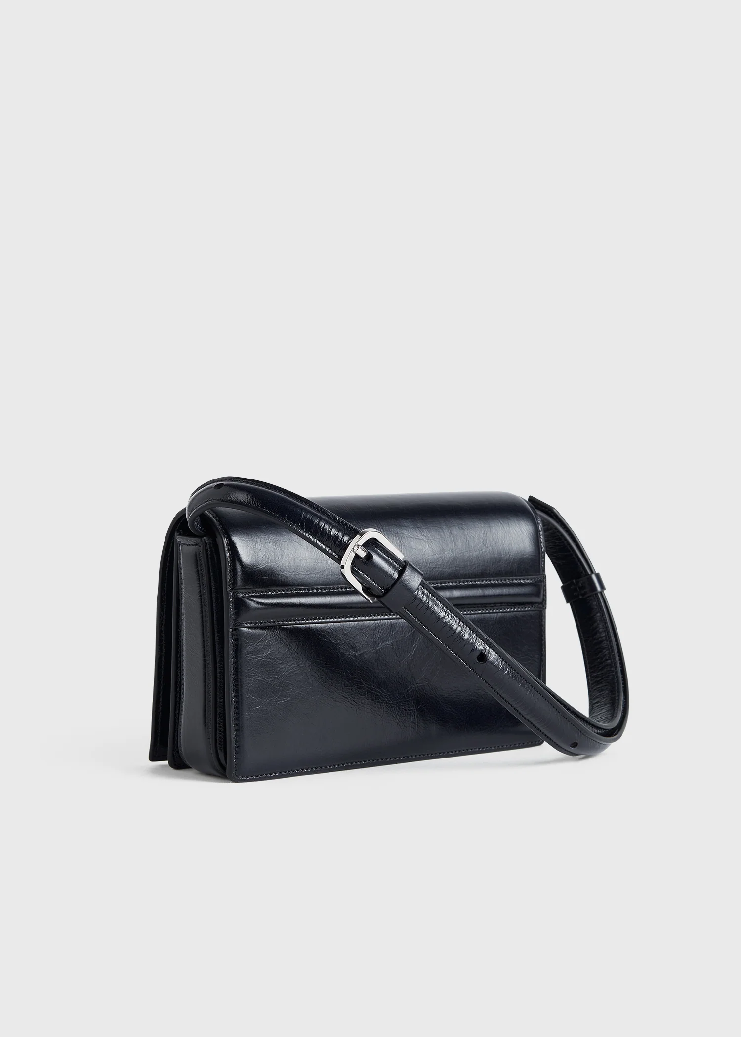 Mini T-flap naplack bag navy - Image 9