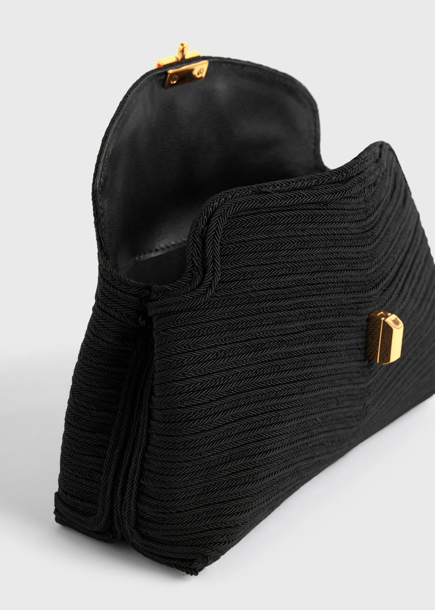 Mini T-lock rope clutch black - Image 4