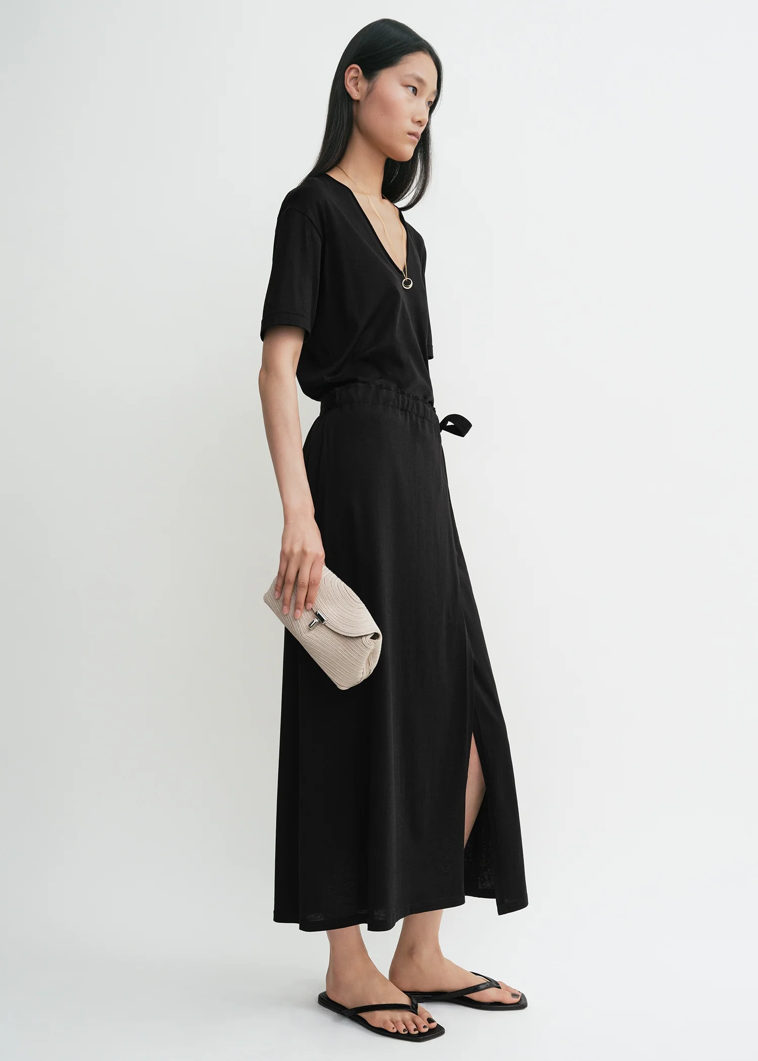 Mini T-lock rope clutch pearl - Image 3