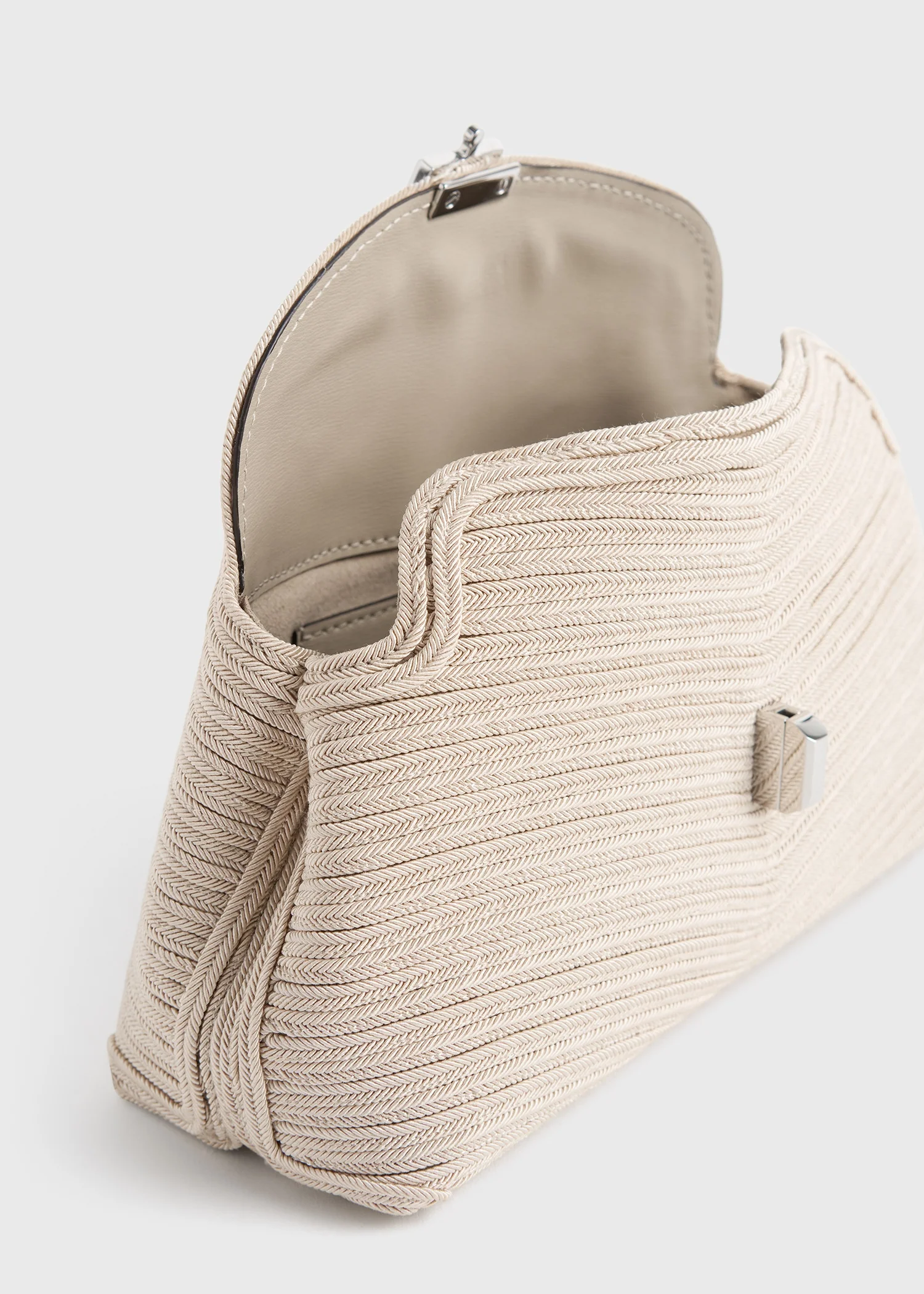 Mini T-lock rope clutch pearl - Image 4