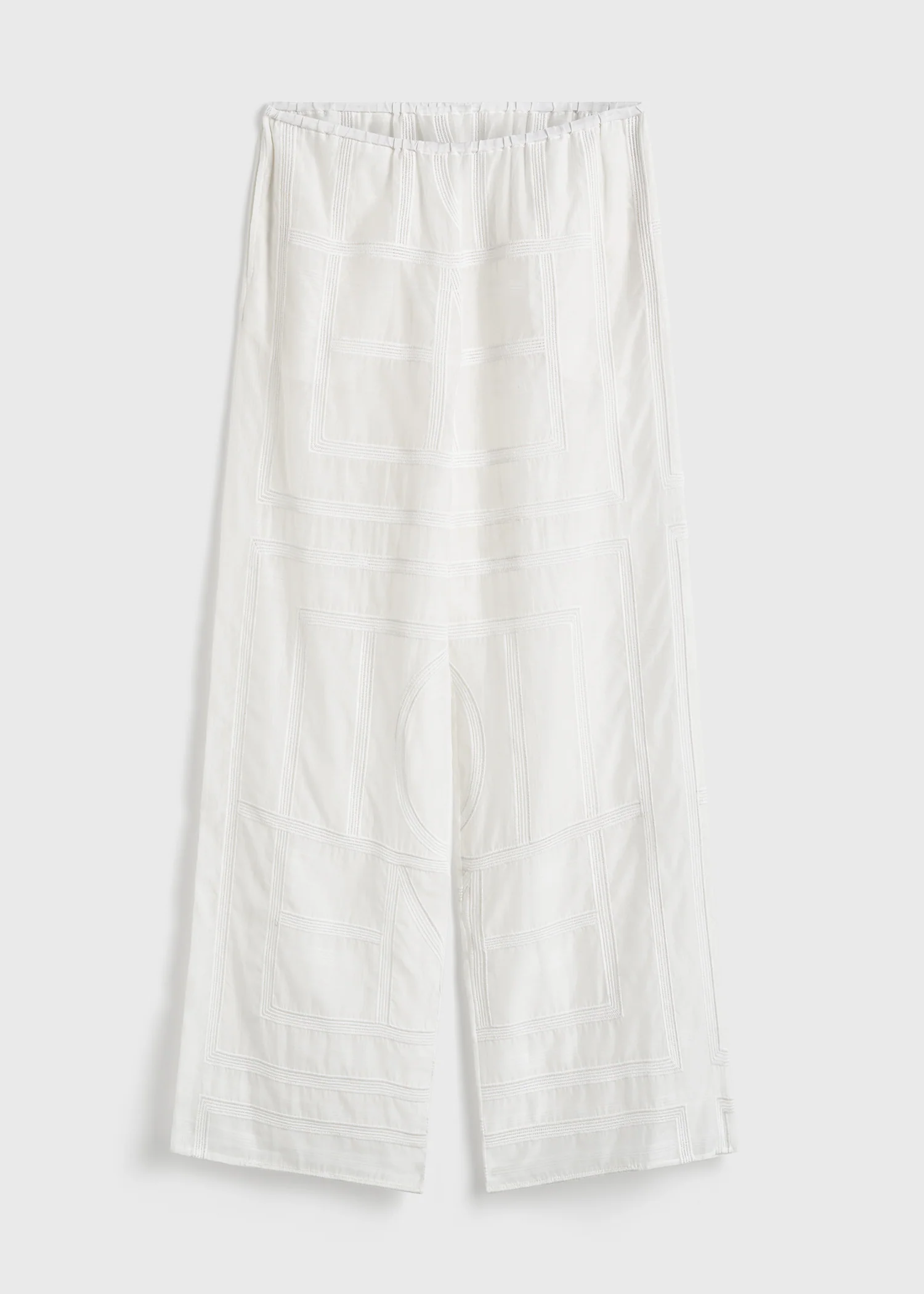 Monogram crochet pj bottoms white - Image 6