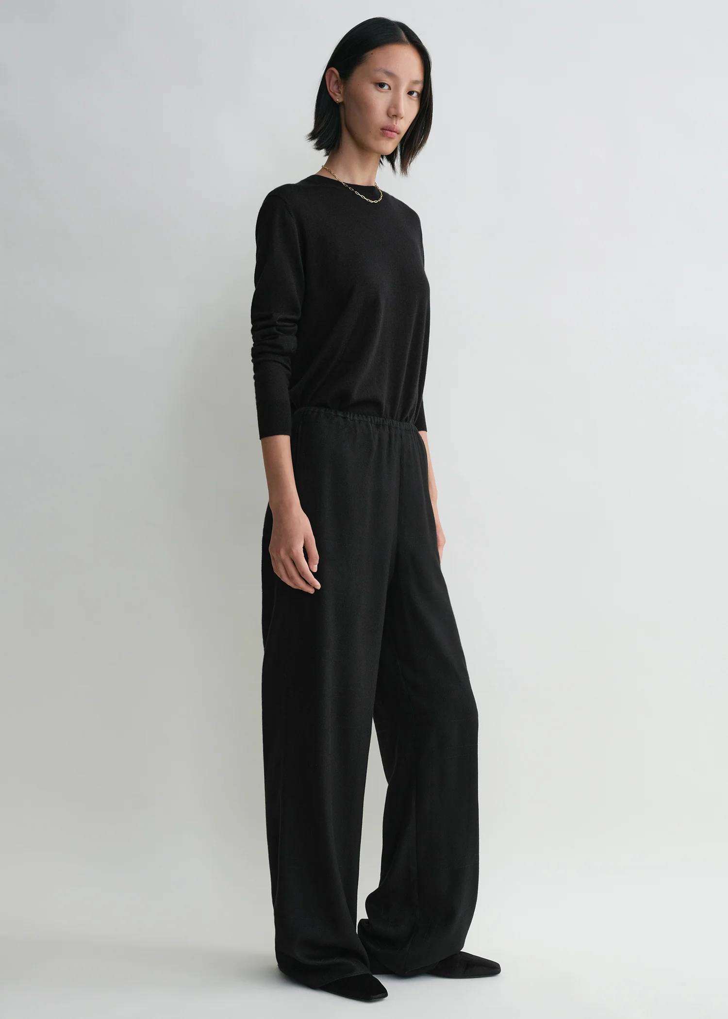 Monogram flannel pj bottoms black - Image 2