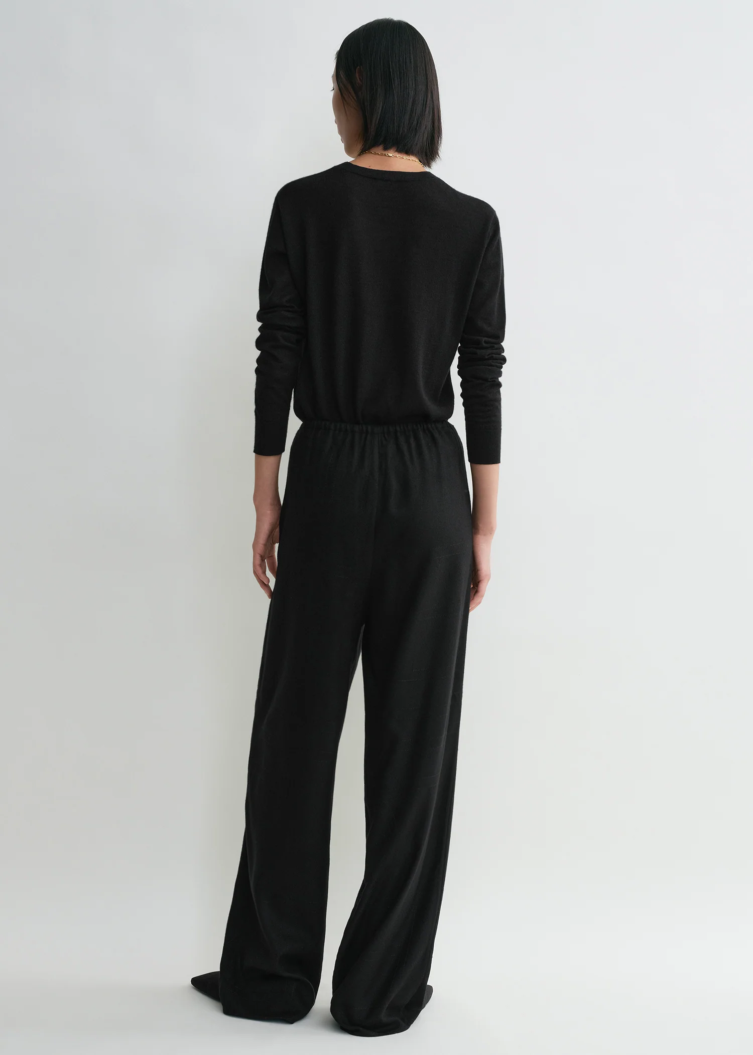 Monogram flannel pj bottoms black - Image 3