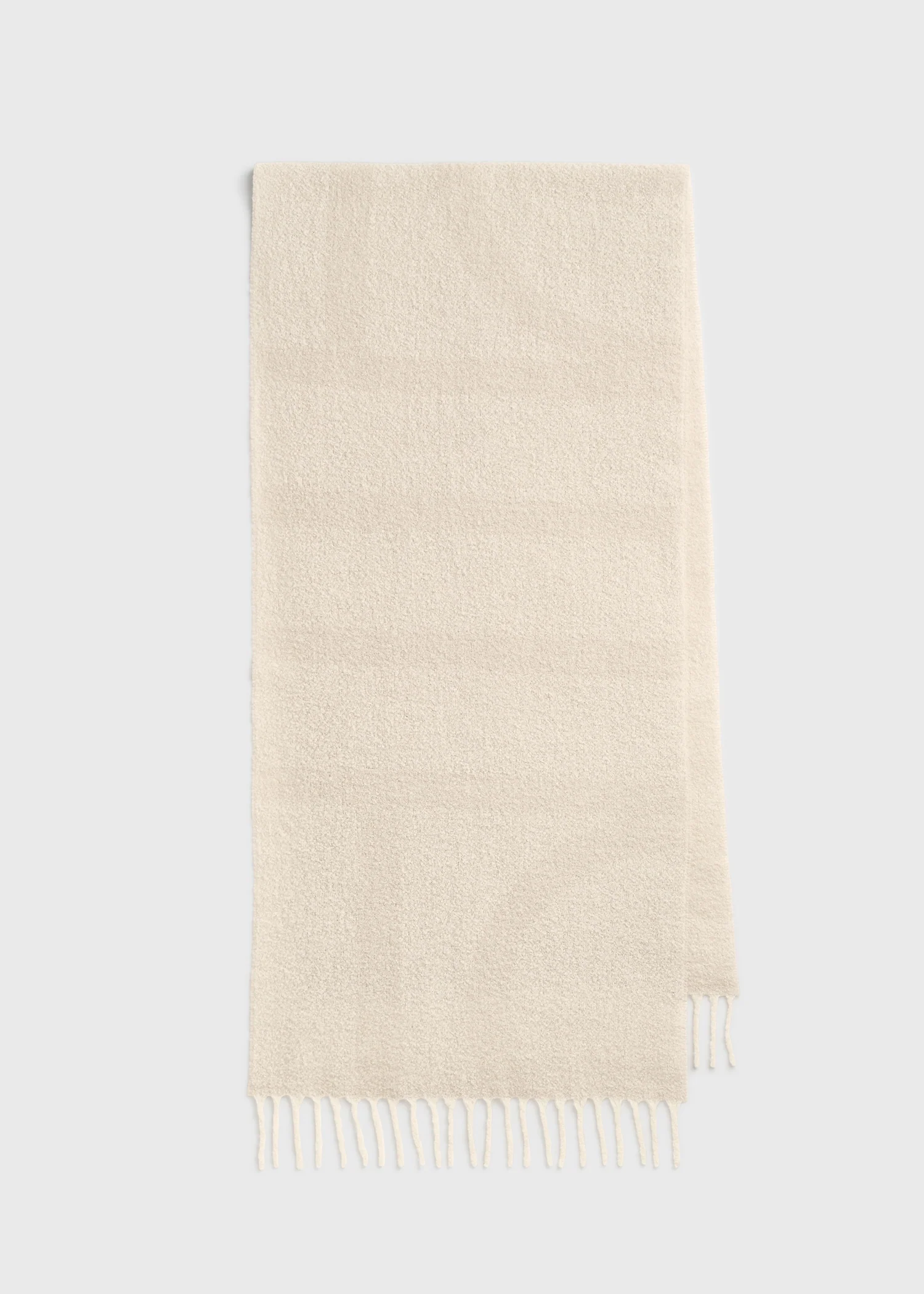 Monogram jacquard scarf ecru/white - Image 7