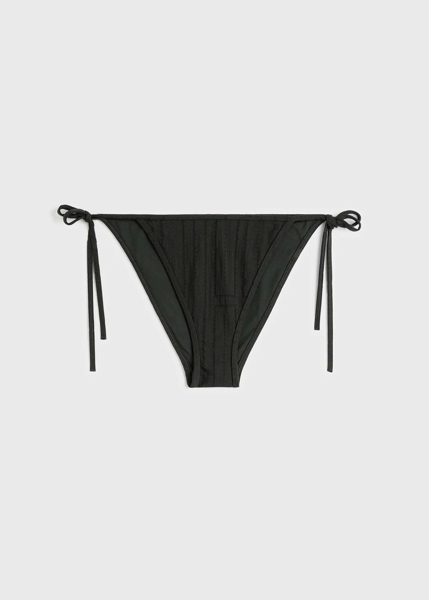 Monogram pointelle bikini bottoms dark green - Image 5