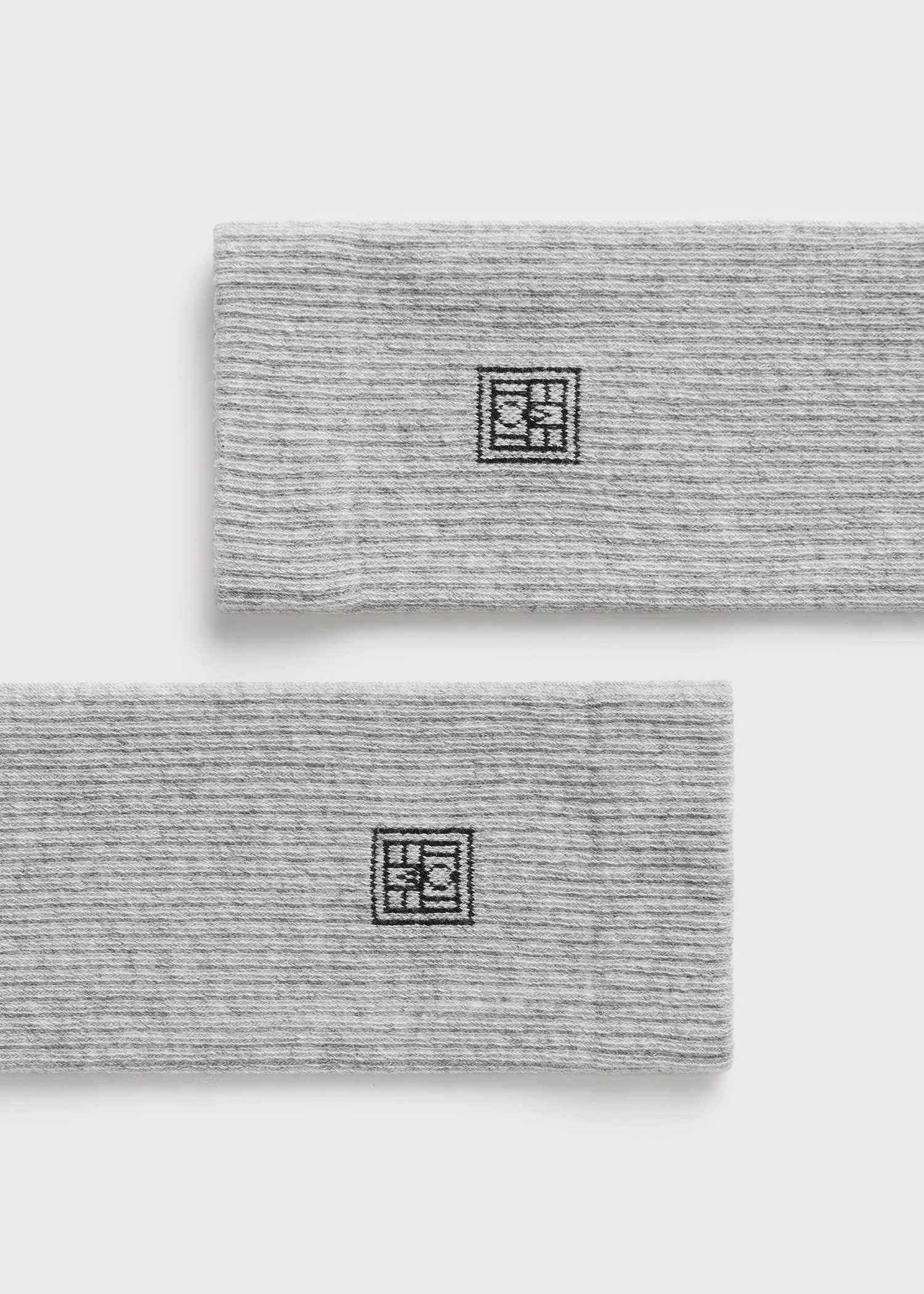 Monogram socks light grey - Image 3