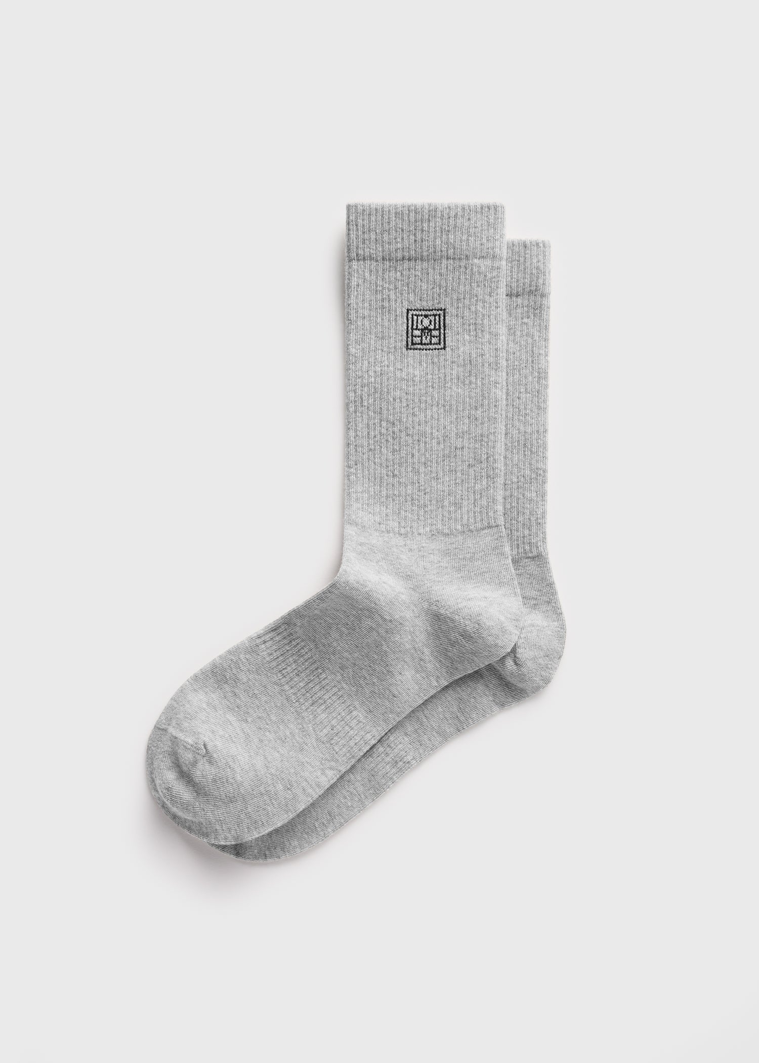 Monogram socks light grey - Image 4