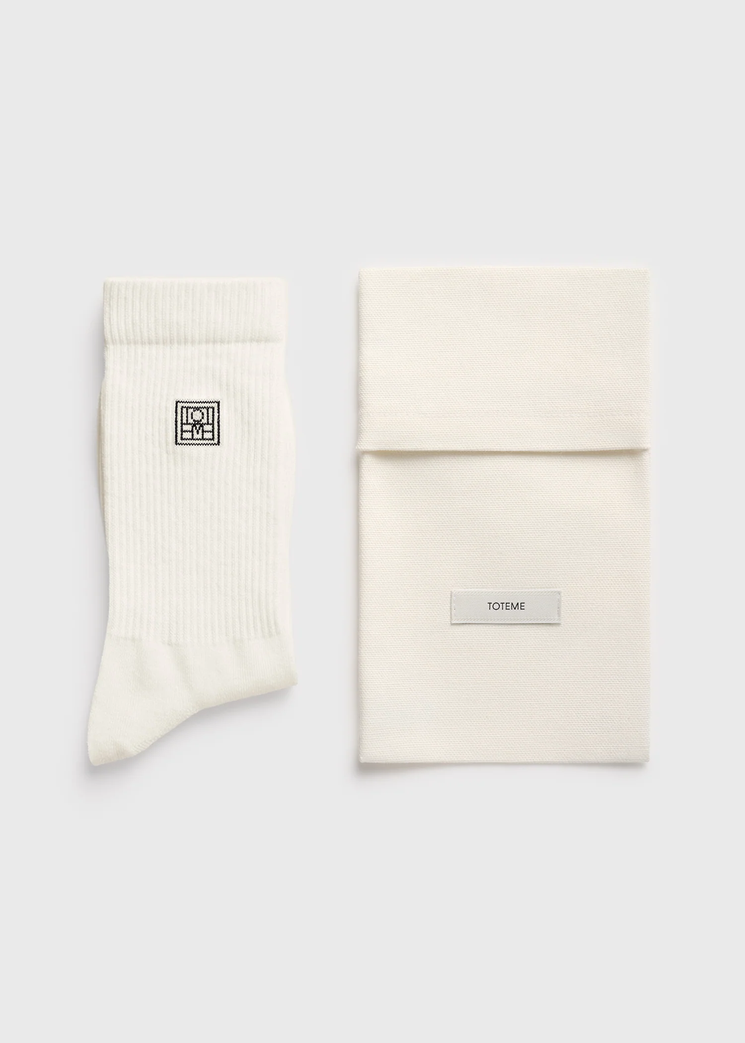 Monogram socks macadamia - Image 2
