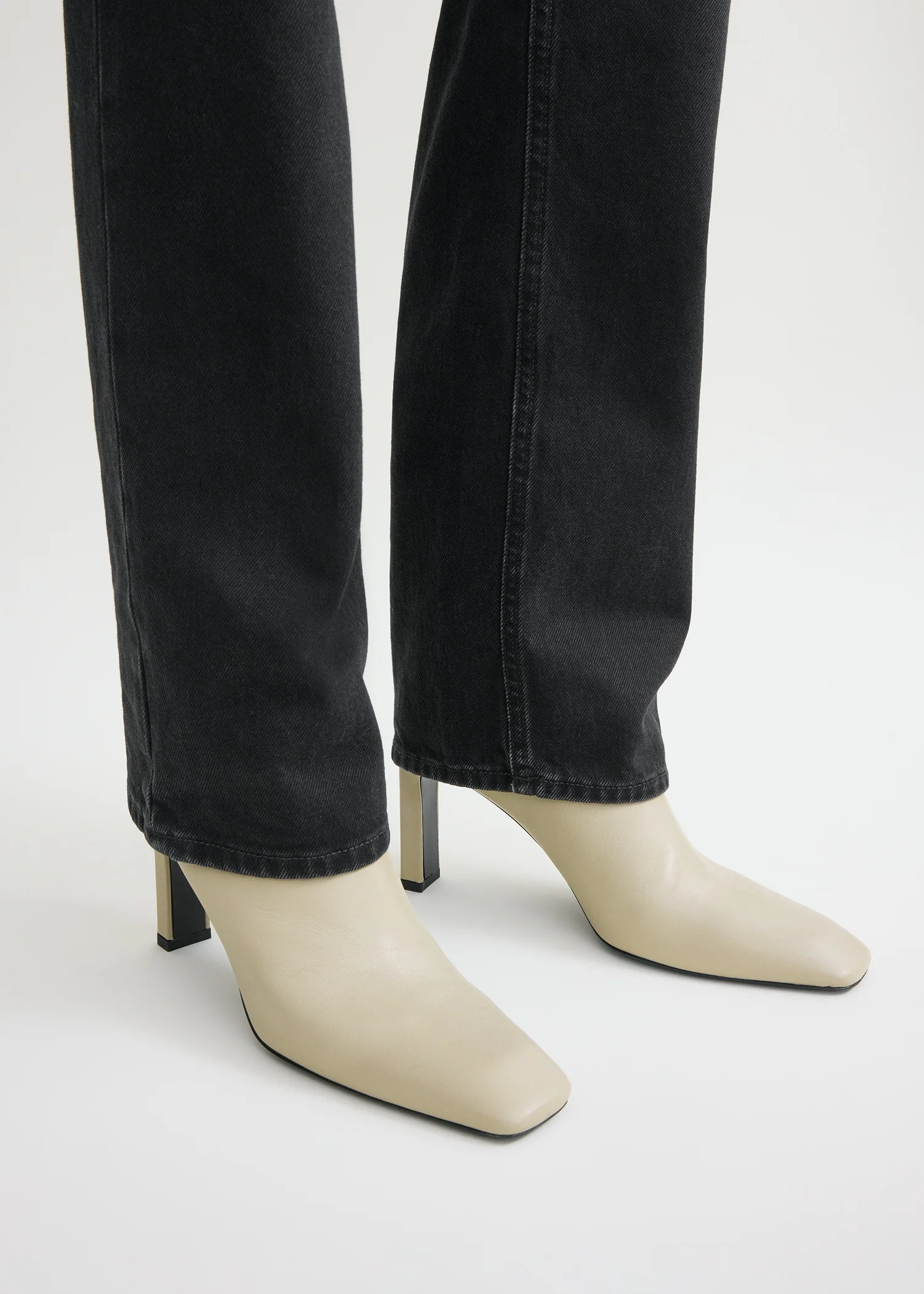Bar nappa leather boots rye - Image 3