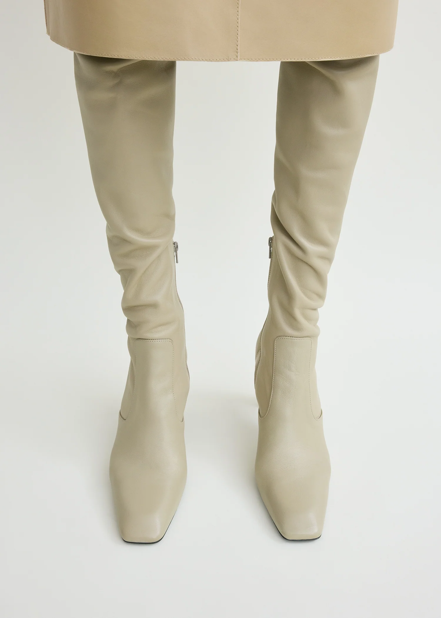 Nappa over-the-knee boots rye - Image 2