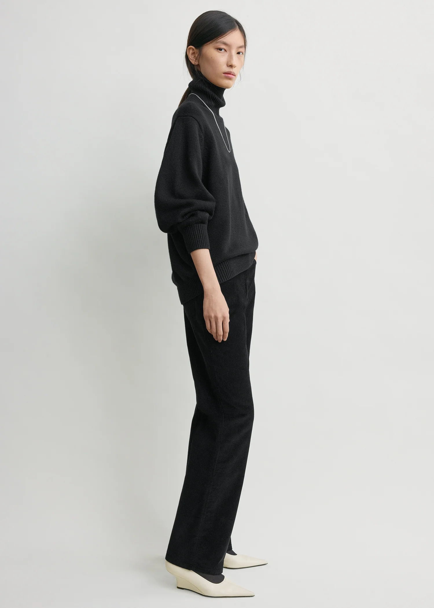 Oversized turtleneck black - Image 2