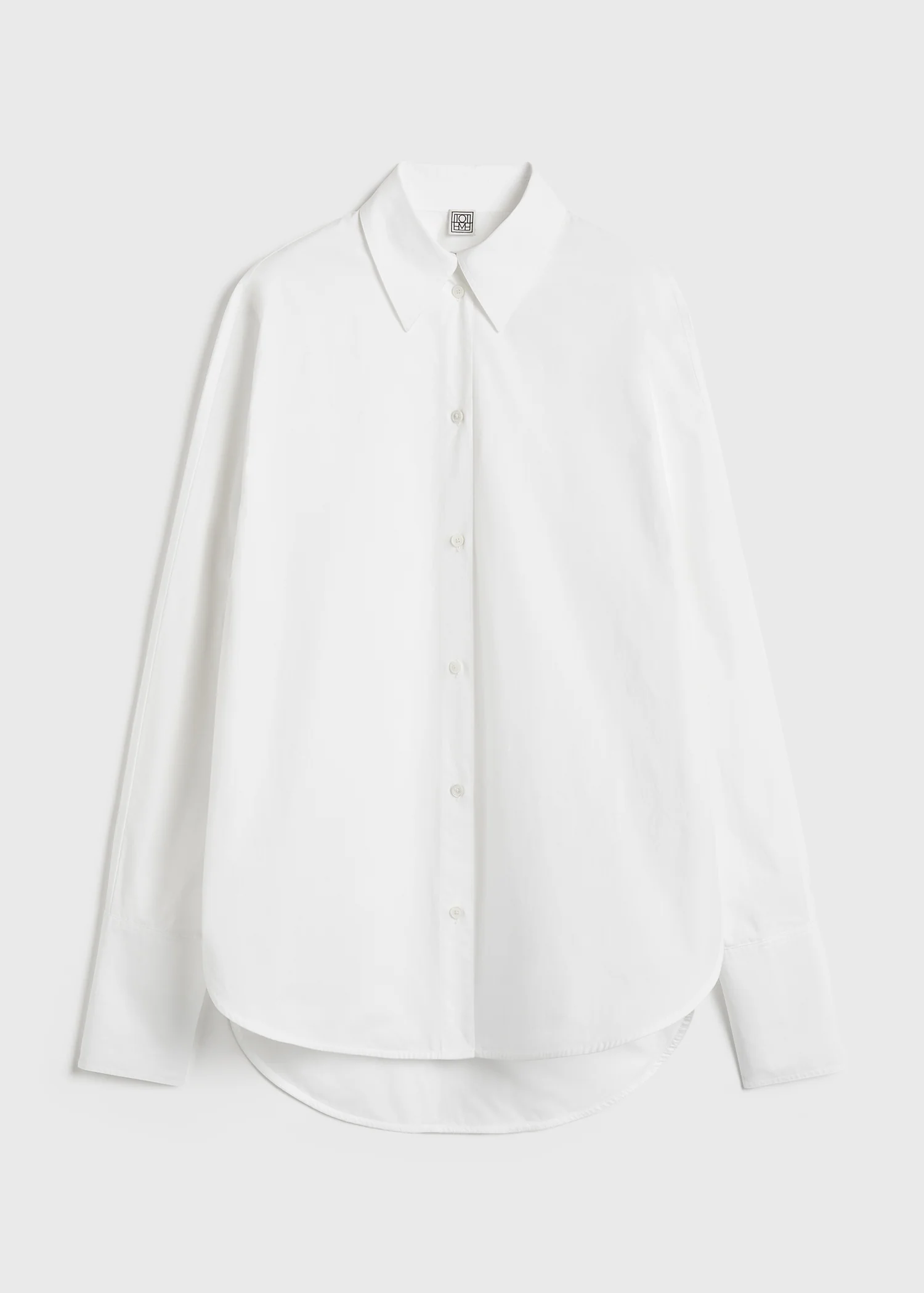 Oversized tuxedo shirt white - Image 5