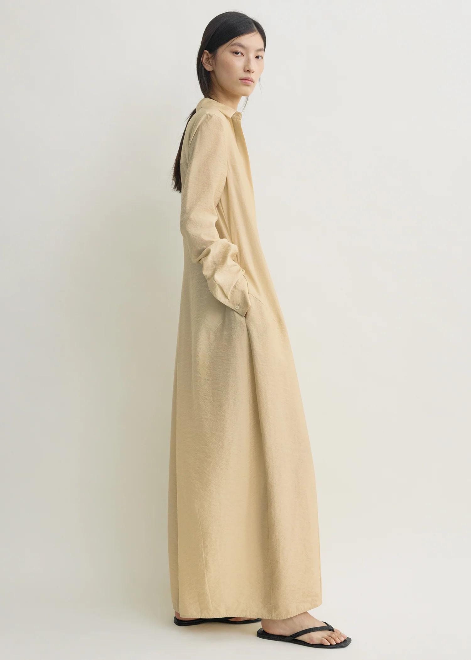 Parachute shirtdress stone petite - Image 2