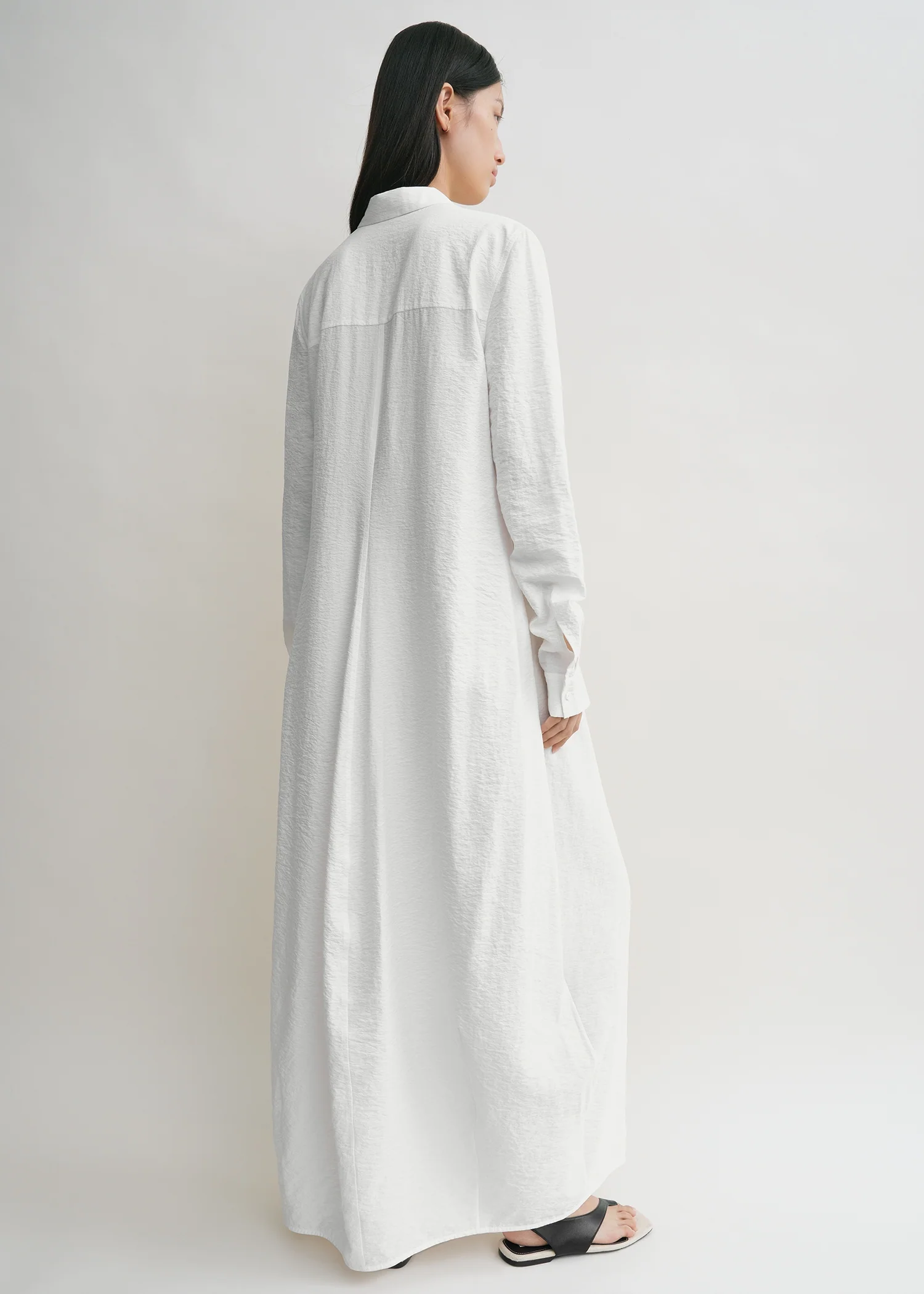Parachute shirtdress white petite - Image 3