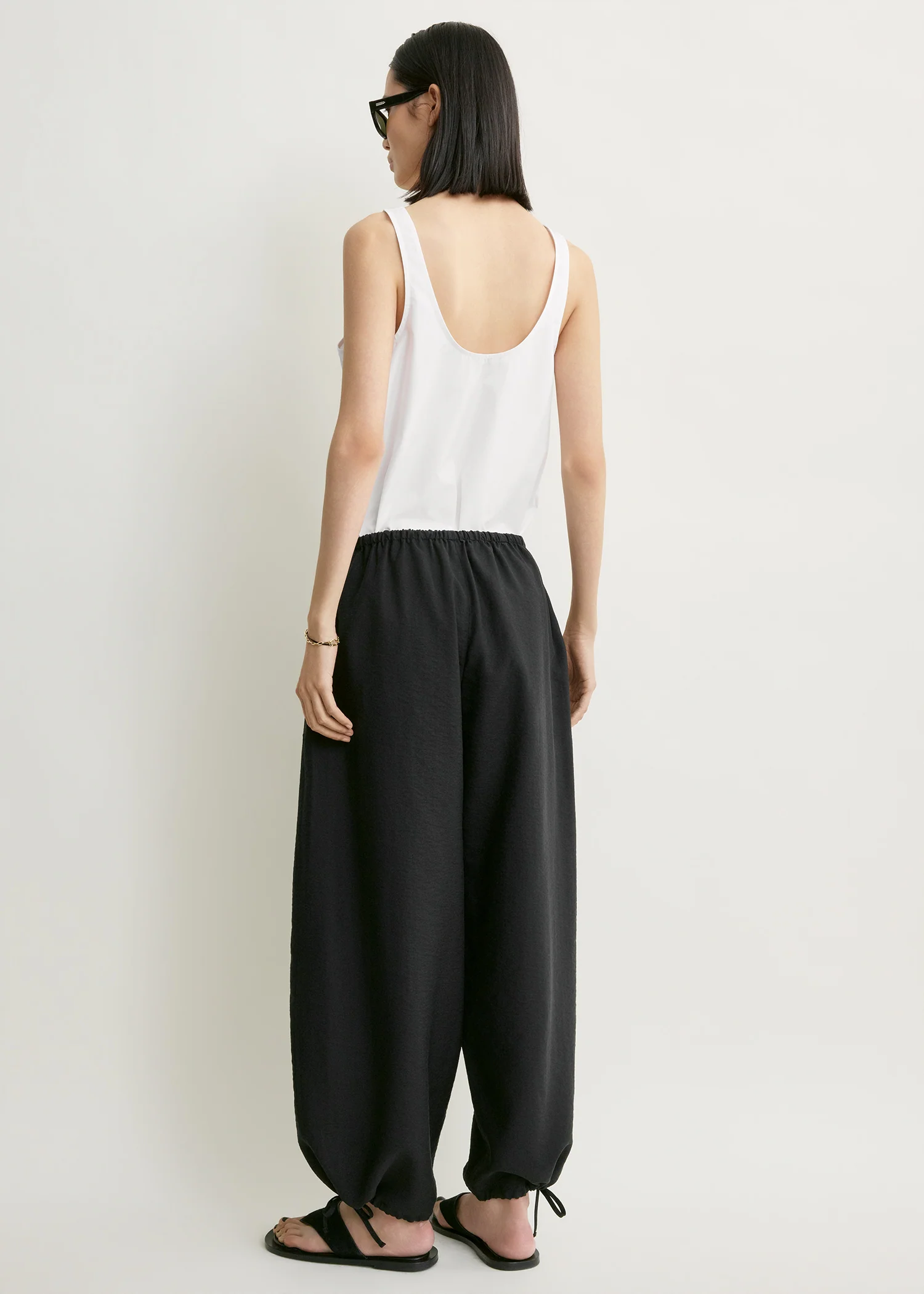 Parachute trousers black petite - Image 3