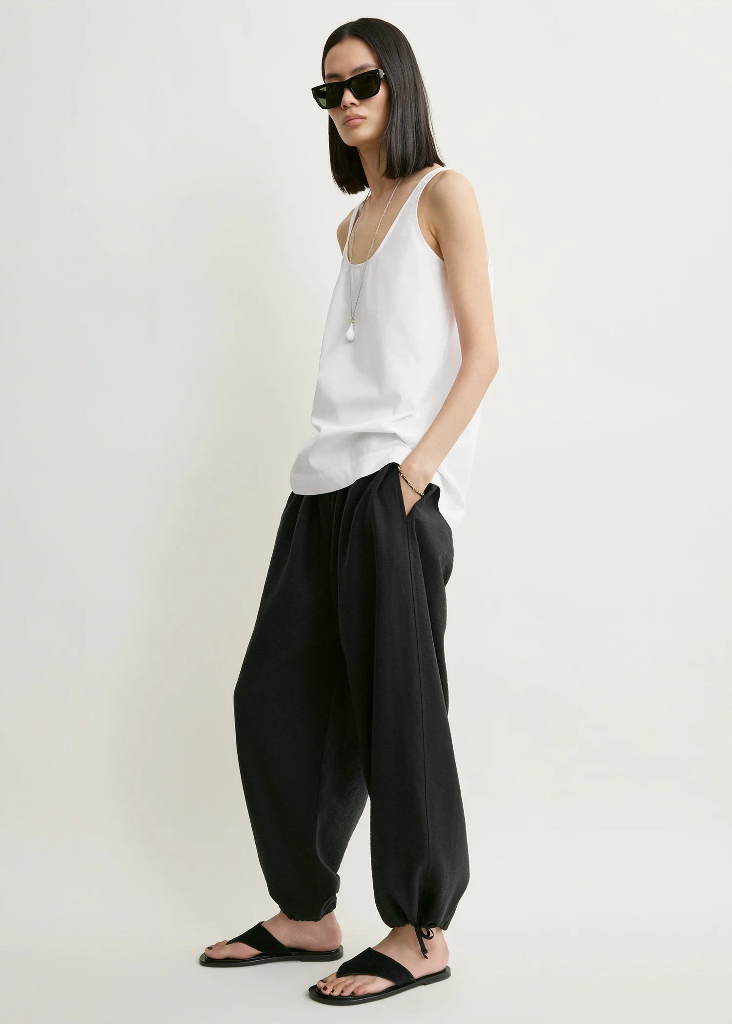 Parachute trousers black - Image 2