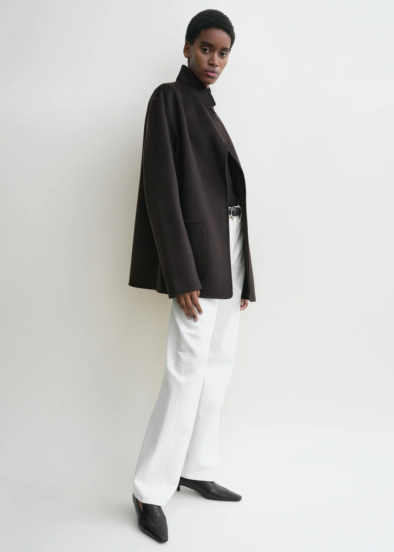 Patch pocket doublé jacket espresso - Image 2
