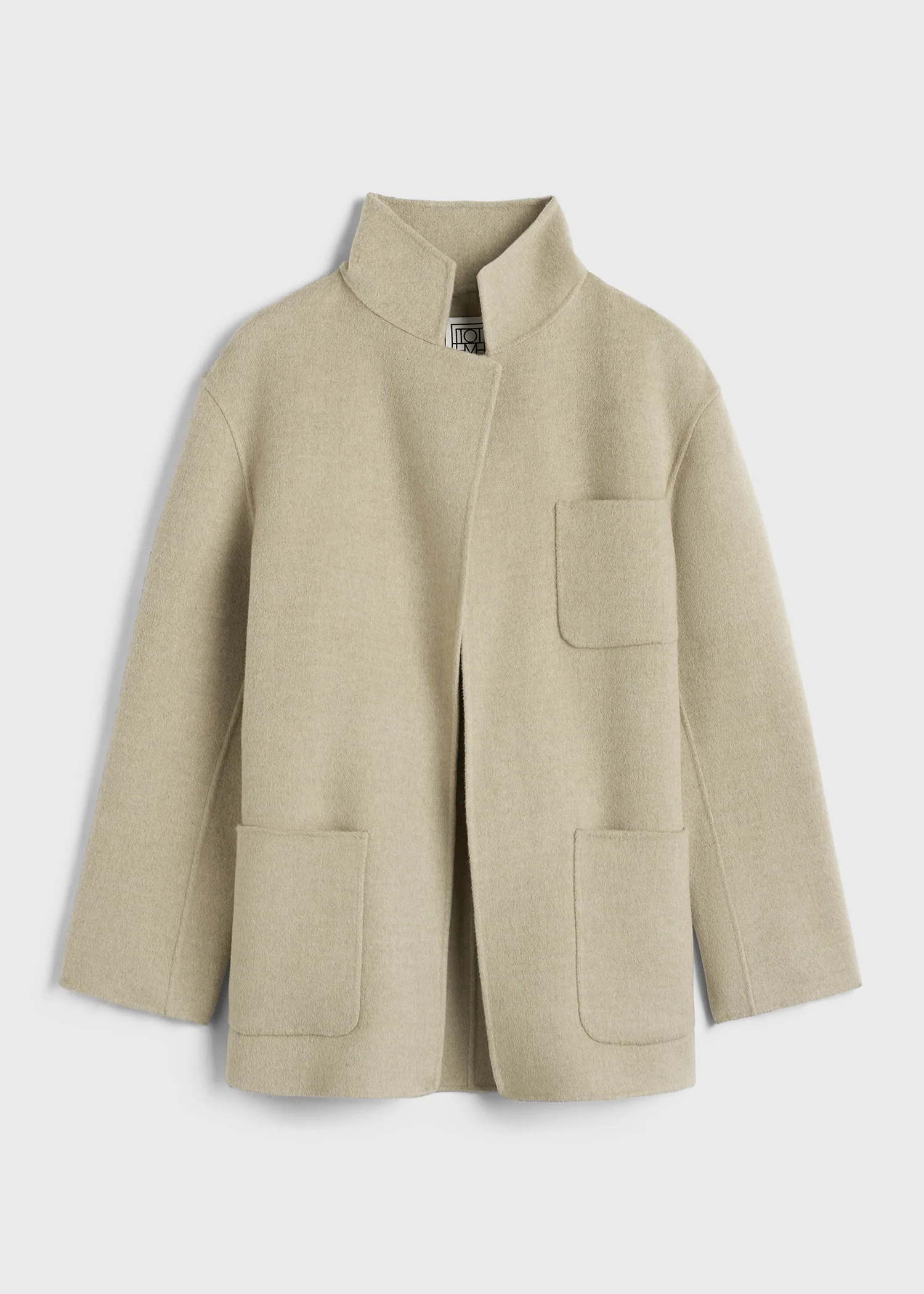 Patch pocket doublé jacket fawn melange - Image 6