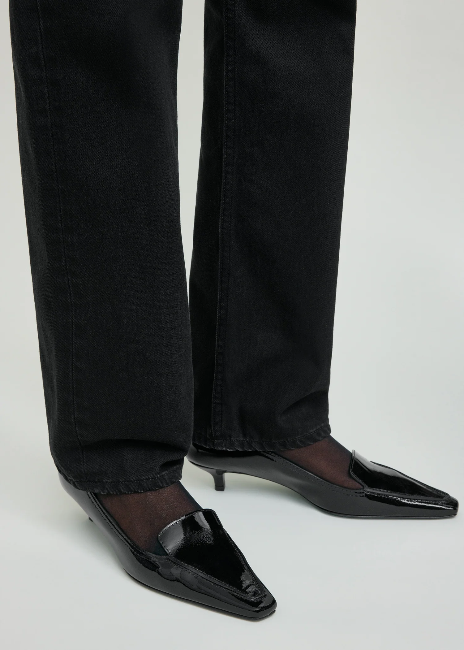 Patent loafer pumps black - Image 3