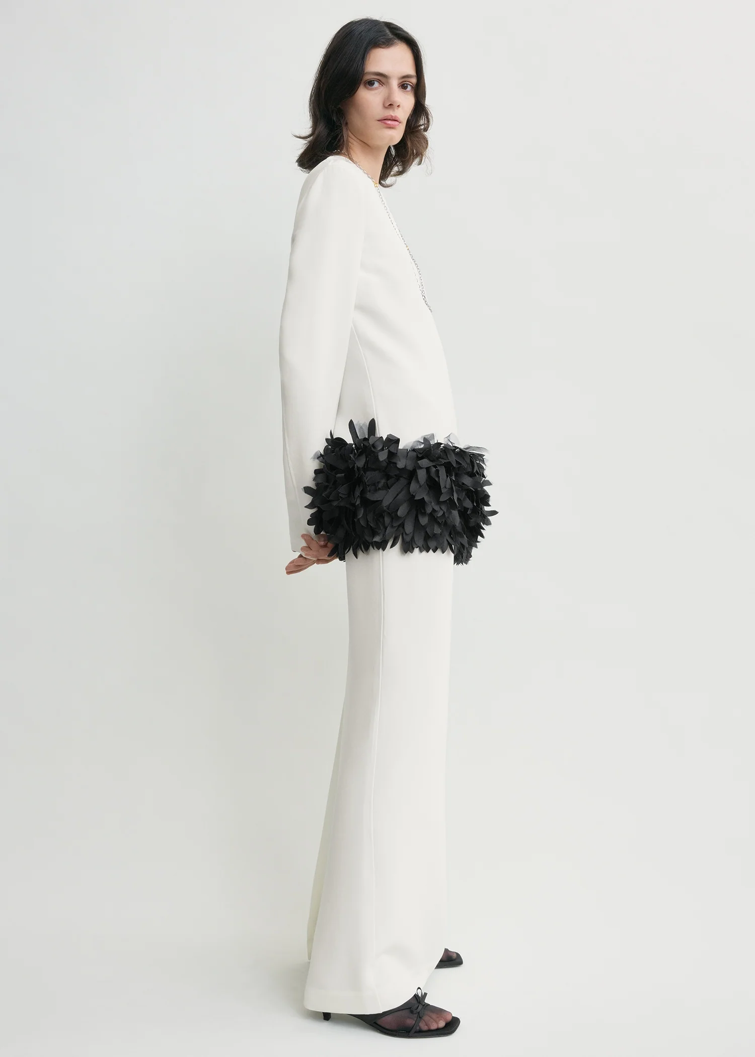 Petal dress off-white - Image 2
