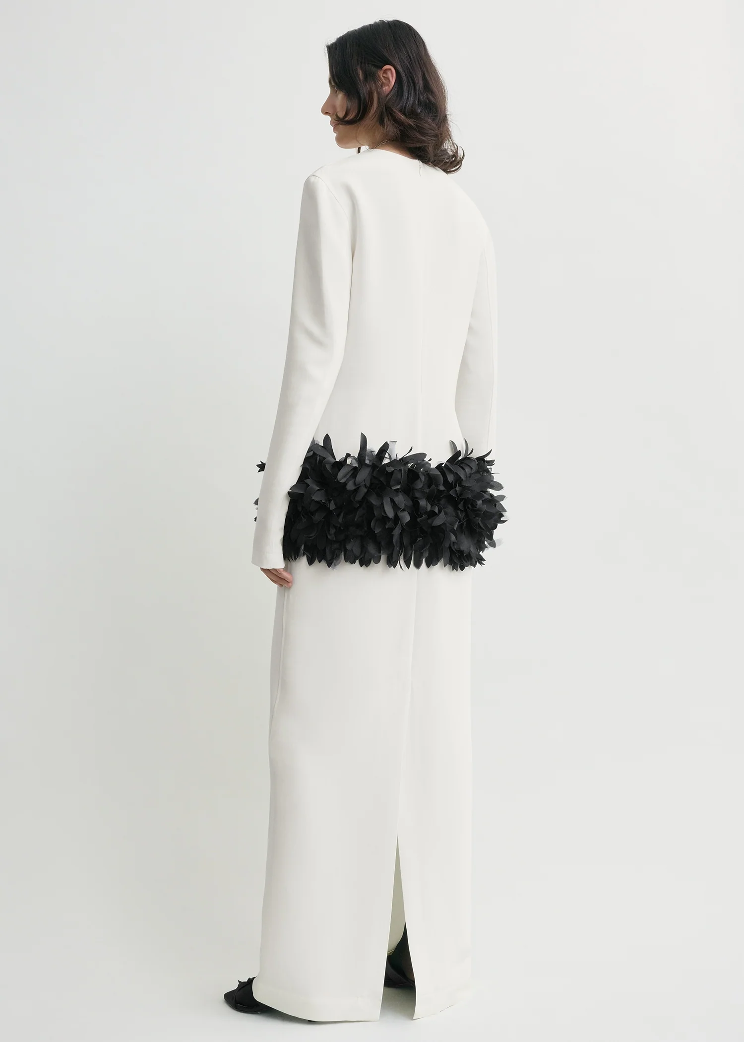 Petal dress off-white - Image 3