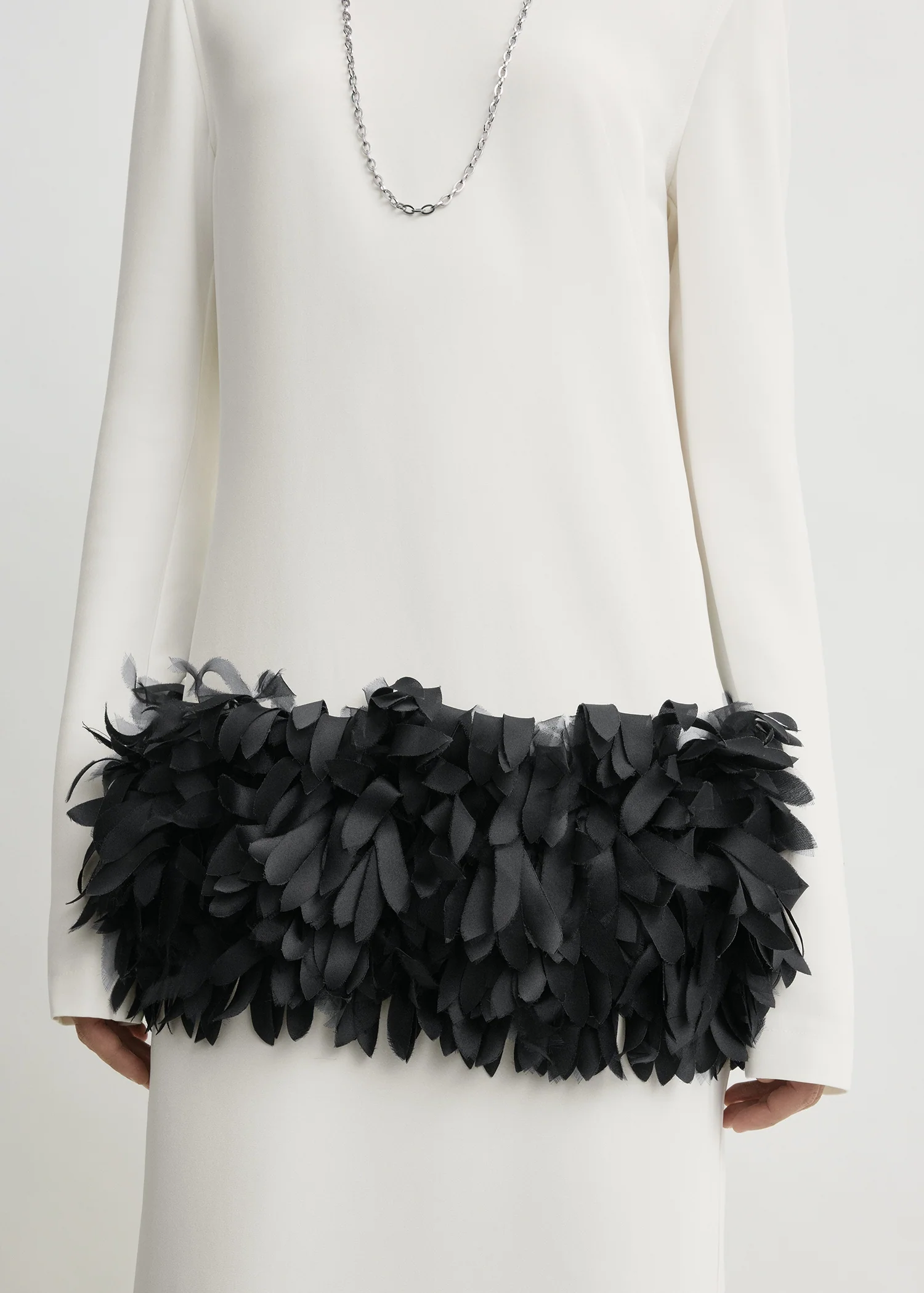 Petal dress off-white - Image 4