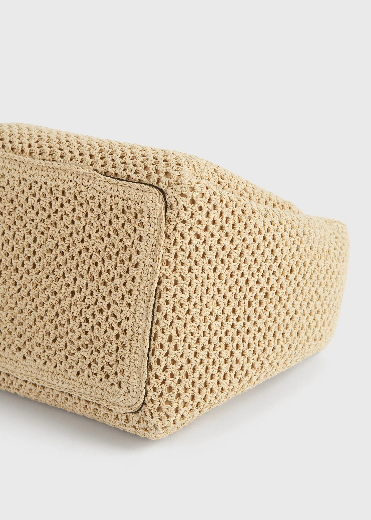 Petite crochet bucket bag vanilla - Image 6