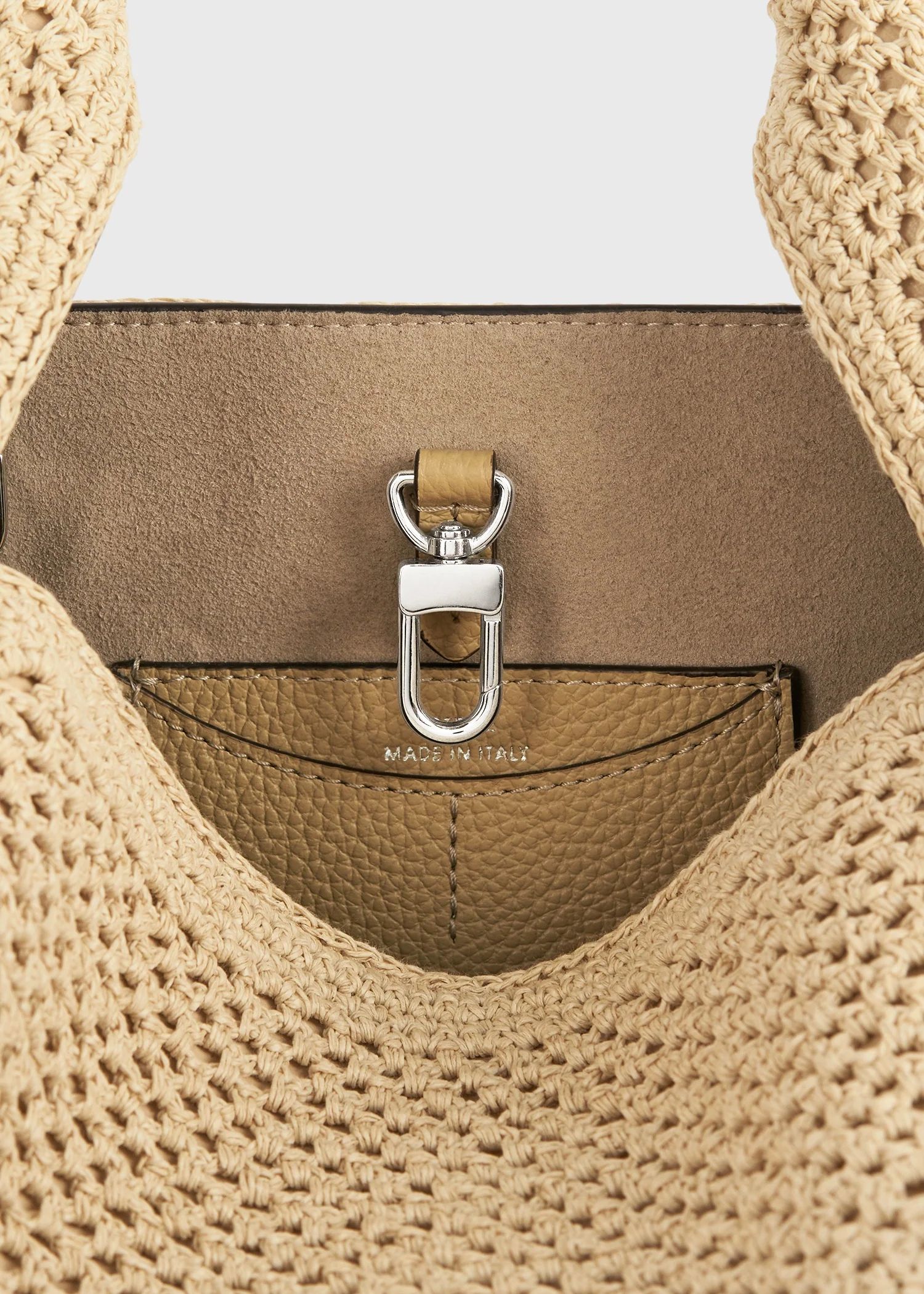 Petite crochet bucket bag vanilla - Image 7
