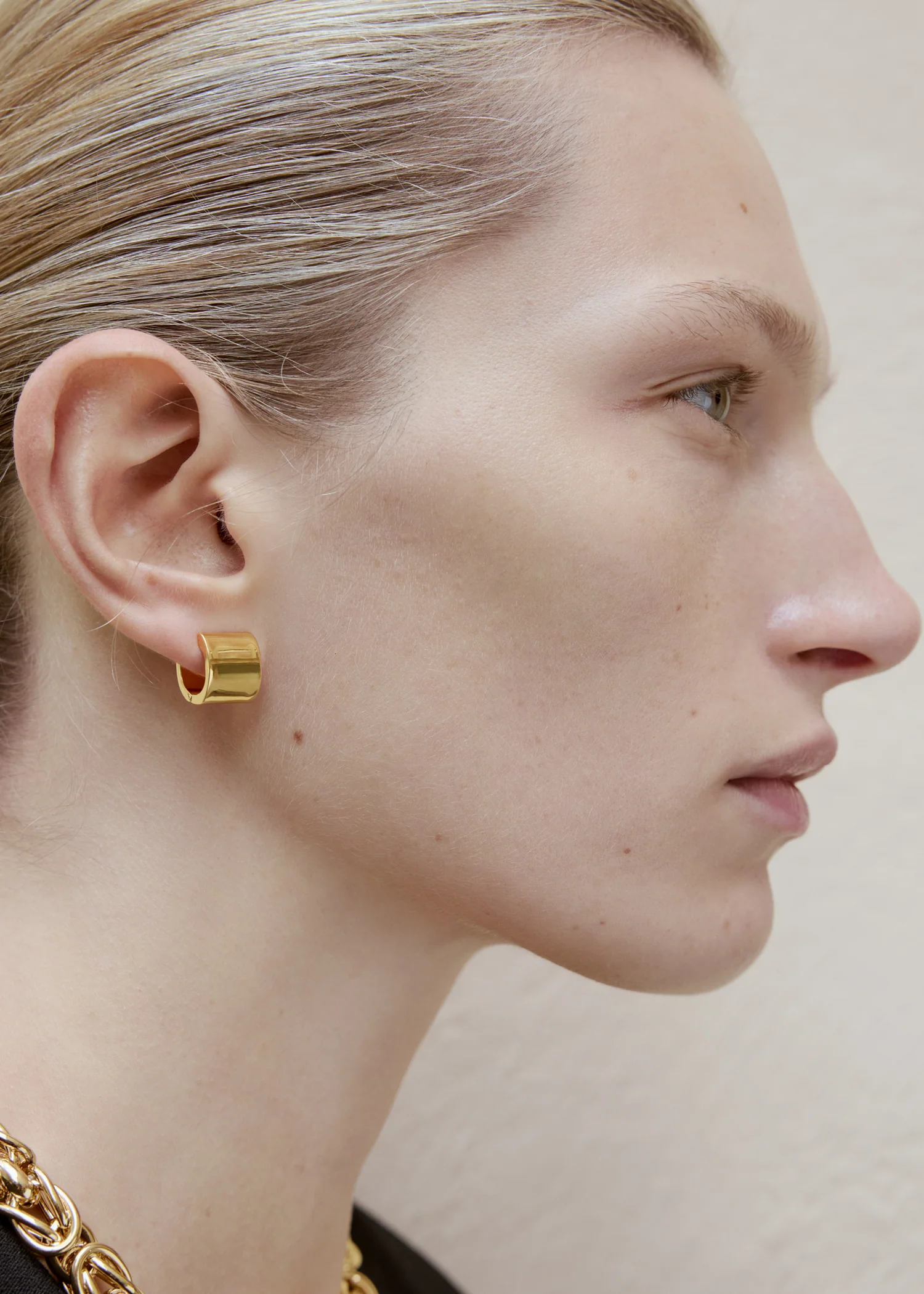 Petite signature hoops gold - Image 3