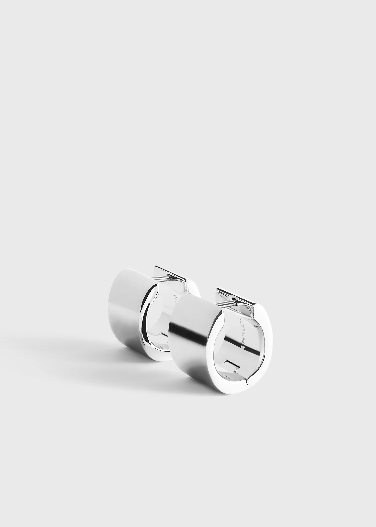 Petite signature hoops silver - Image 5
