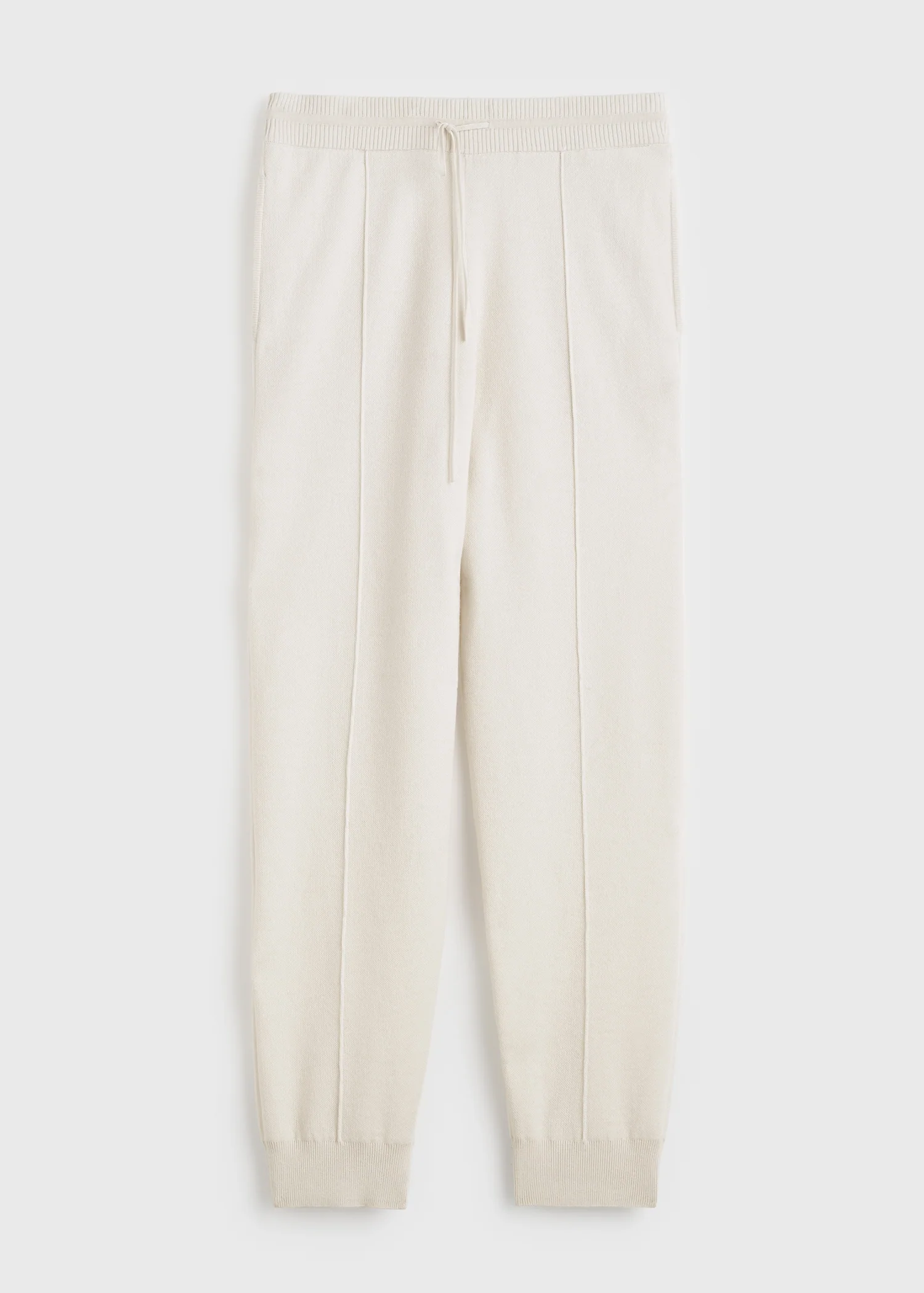 Pintucked sweatpants ecru - Image 5