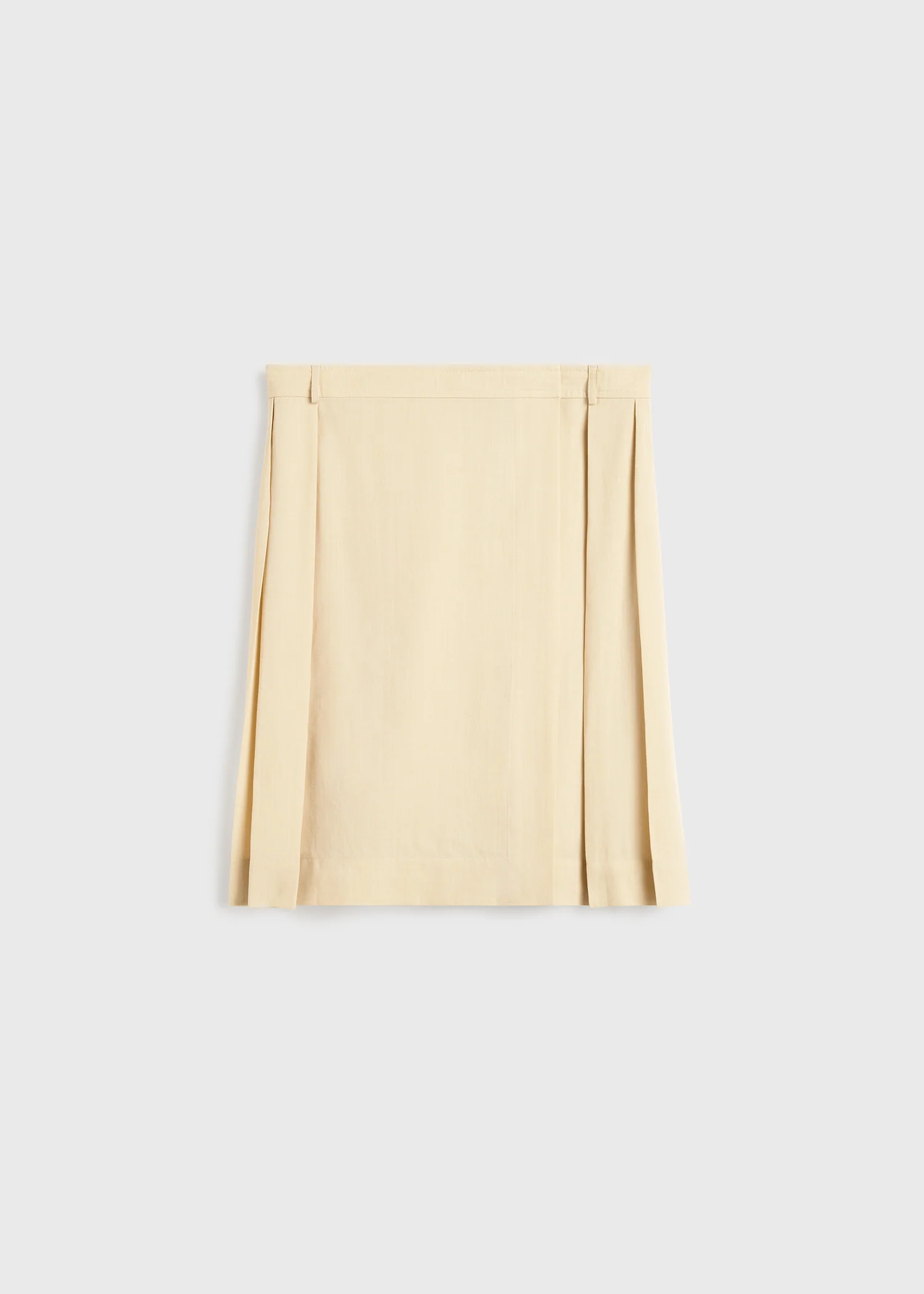 Pleated wrap skirt champagne petite - Image 5