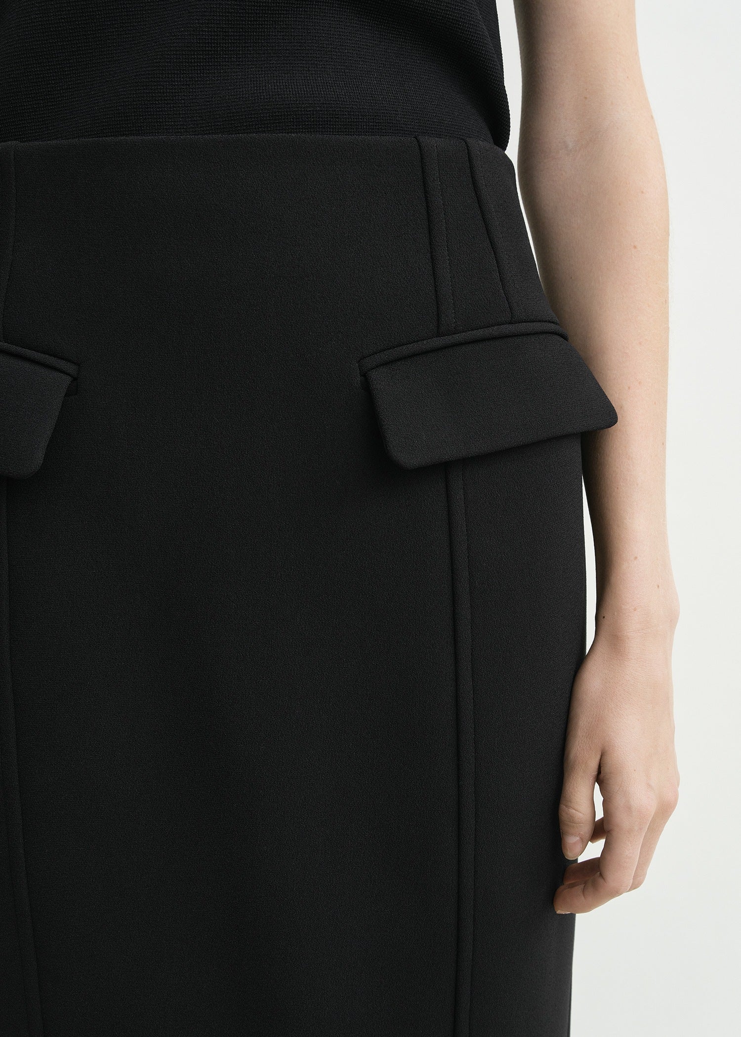 Pocket suit skirt black - Image 5
